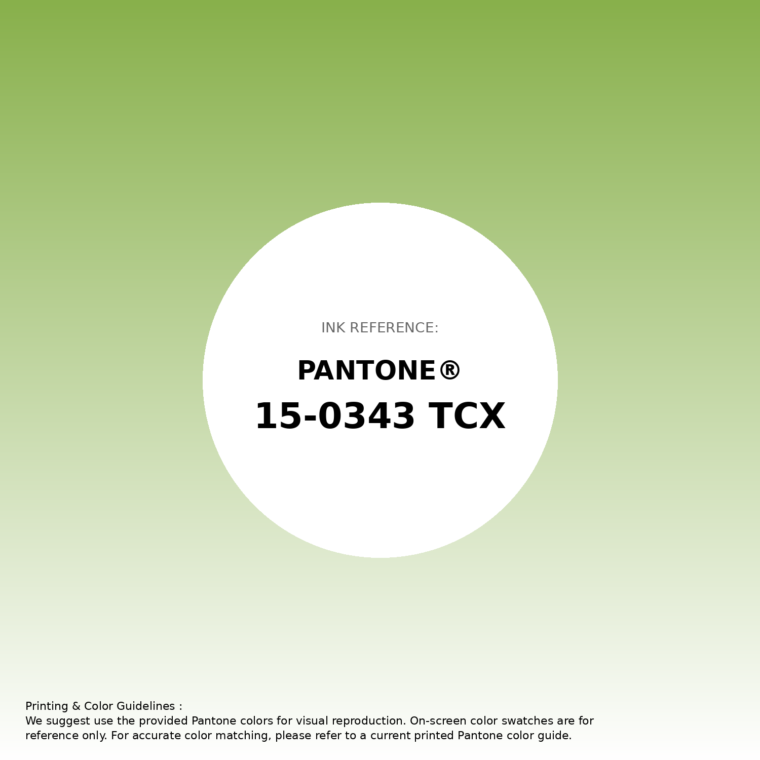 Hex Color #88b04b | Printing Match PANTONE 15-0343 TCX | Color