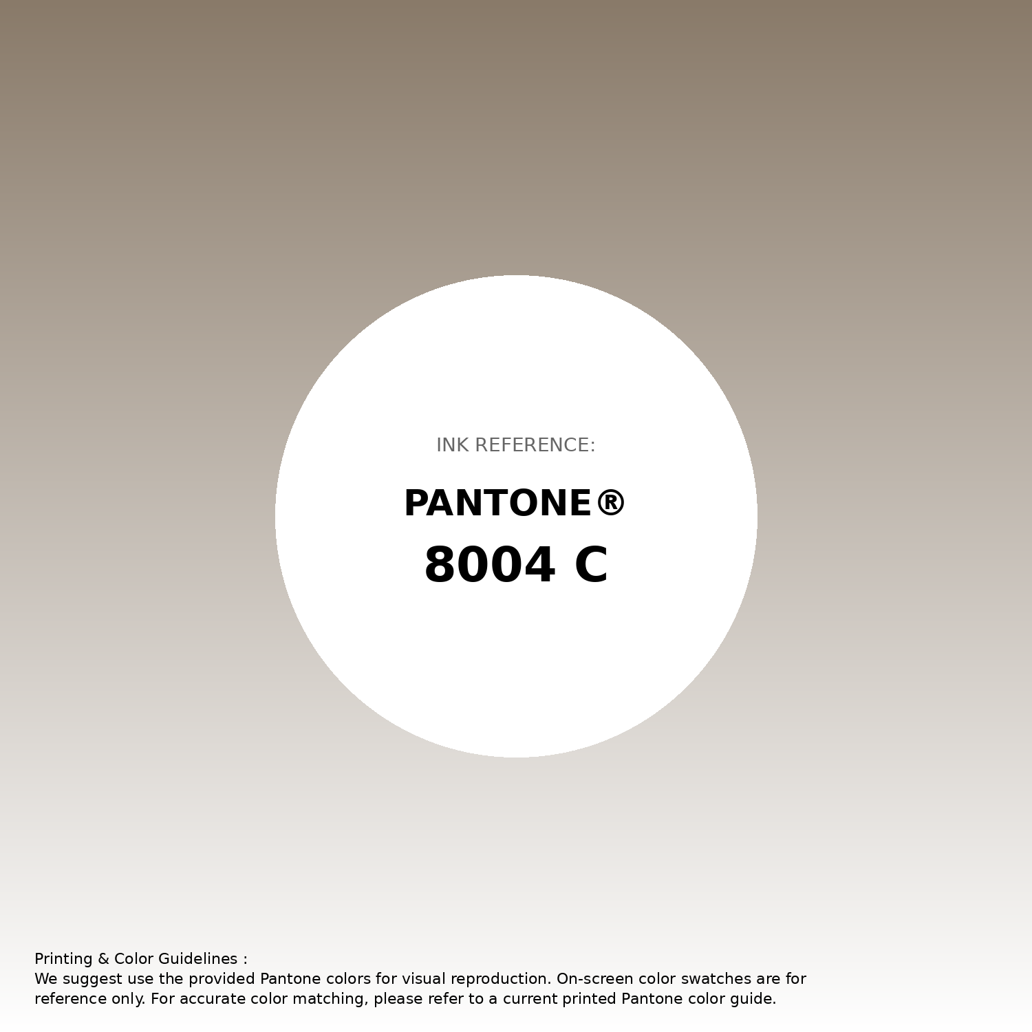Stunning gradient artwork featuring Pantone 8004 C Color | Hex color Code #897a69. Beautiful color transitions perfect for modern designs and backgrounds. #gradient #colorart #design #897a69