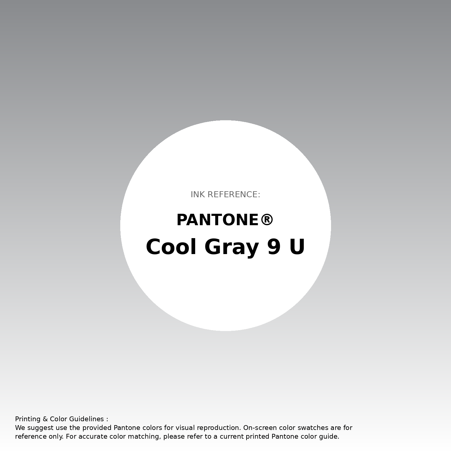 Stunning gradient artwork featuring Pantone Cool Gray 9 U Color | Hex color Code #898b8e. Beautiful color transitions perfect for modern designs and backgrounds. #gradient #colorart #design #898b8e