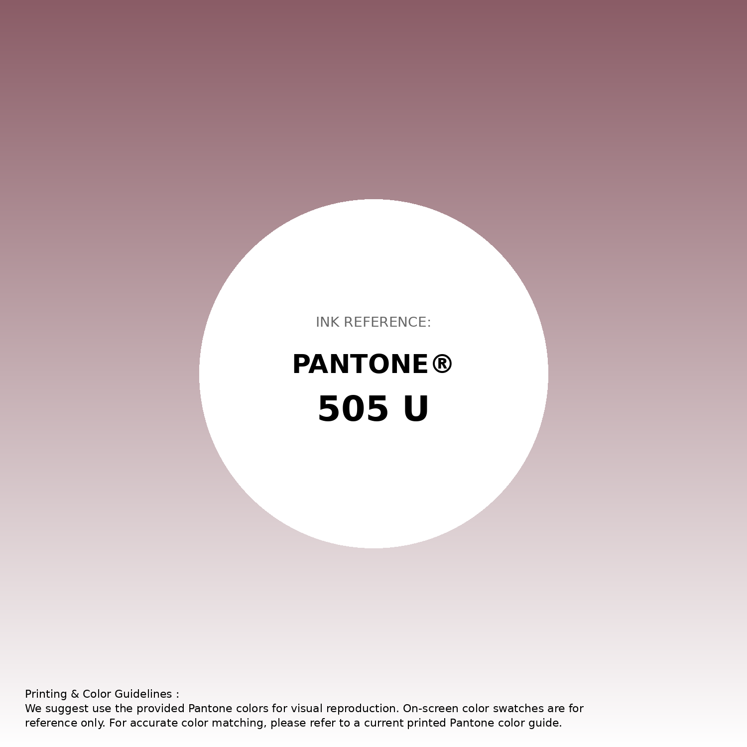 Stunning gradient artwork featuring Pantone 505 U Color | Hex color Code #8a5c66. Beautiful color transitions perfect for modern designs and backgrounds. #gradient #colorart #design #8a5c66