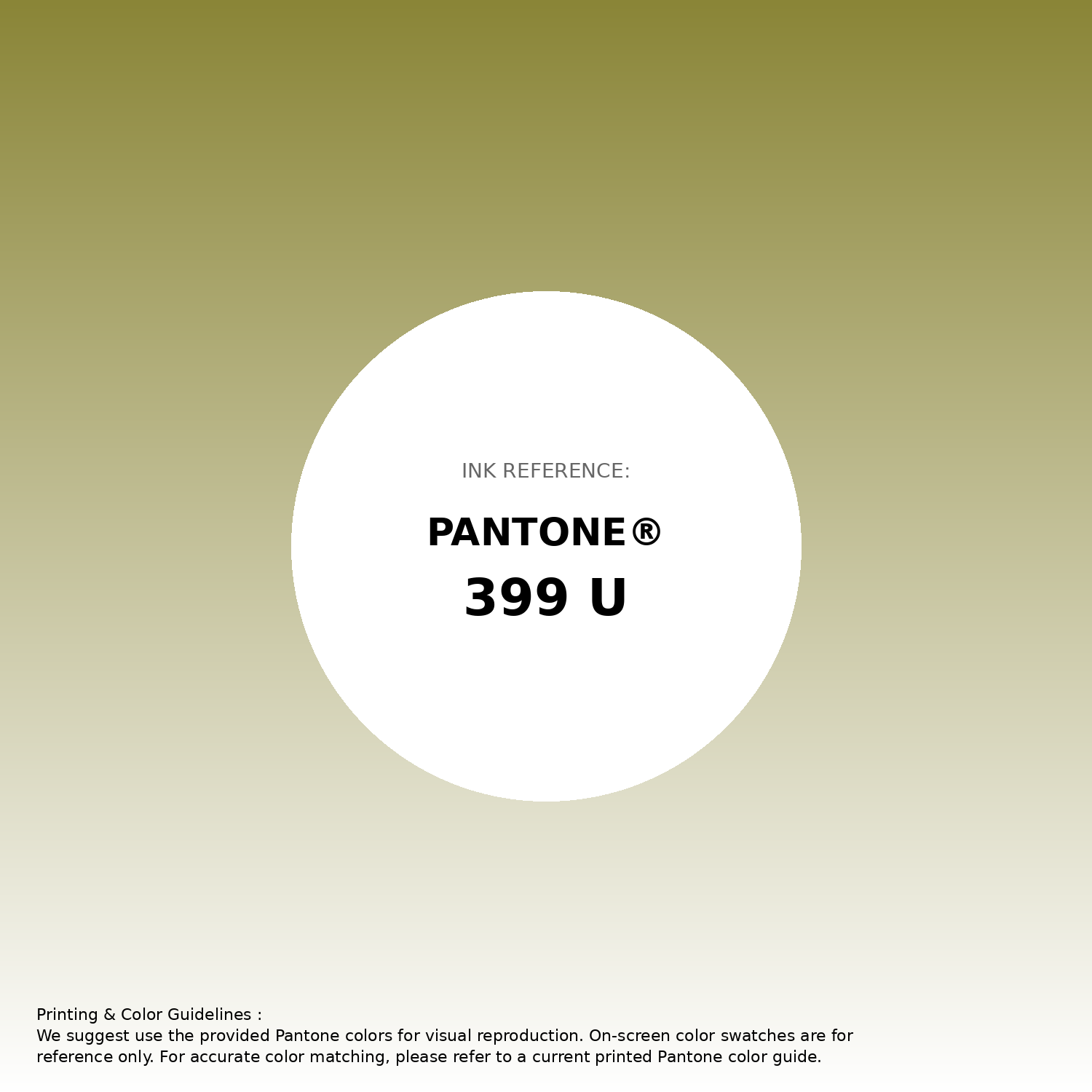 Stunning gradient artwork featuring Pantone 399 U Color | Hex color Code #8a8537. Beautiful color transitions perfect for modern designs and backgrounds. #gradient #colorart #design #8a8537