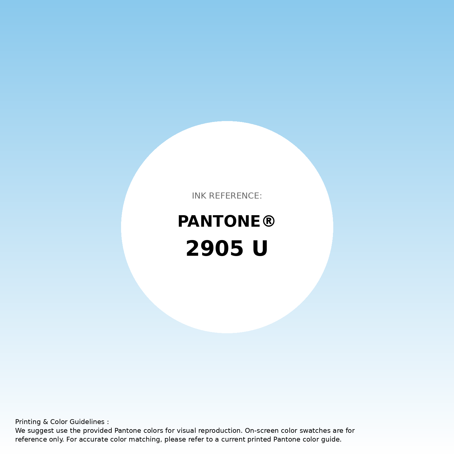 Stunning gradient artwork featuring Pantone 2905 U Color | Hex color Code #8ac9ed. Beautiful color transitions perfect for modern designs and backgrounds. #gradient #colorart #design #8ac9ed