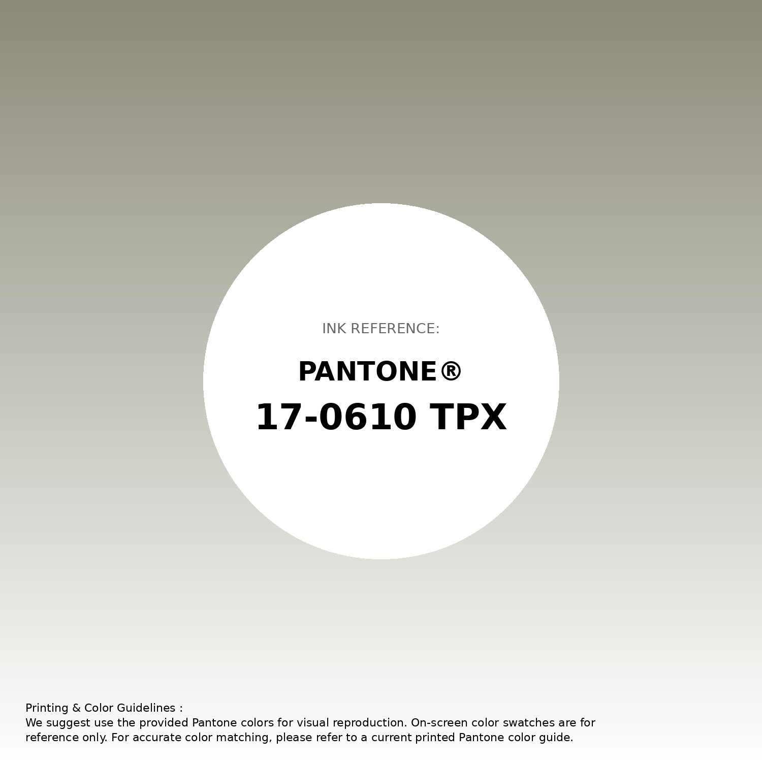 Stunning gradient artwork featuring Pantone 17-0610 Tpx Laurel Oak Color | Hex color Code #8b8a79. Beautiful color transitions perfect for modern designs and backgrounds. #gradient #colorart #design #8b8a79