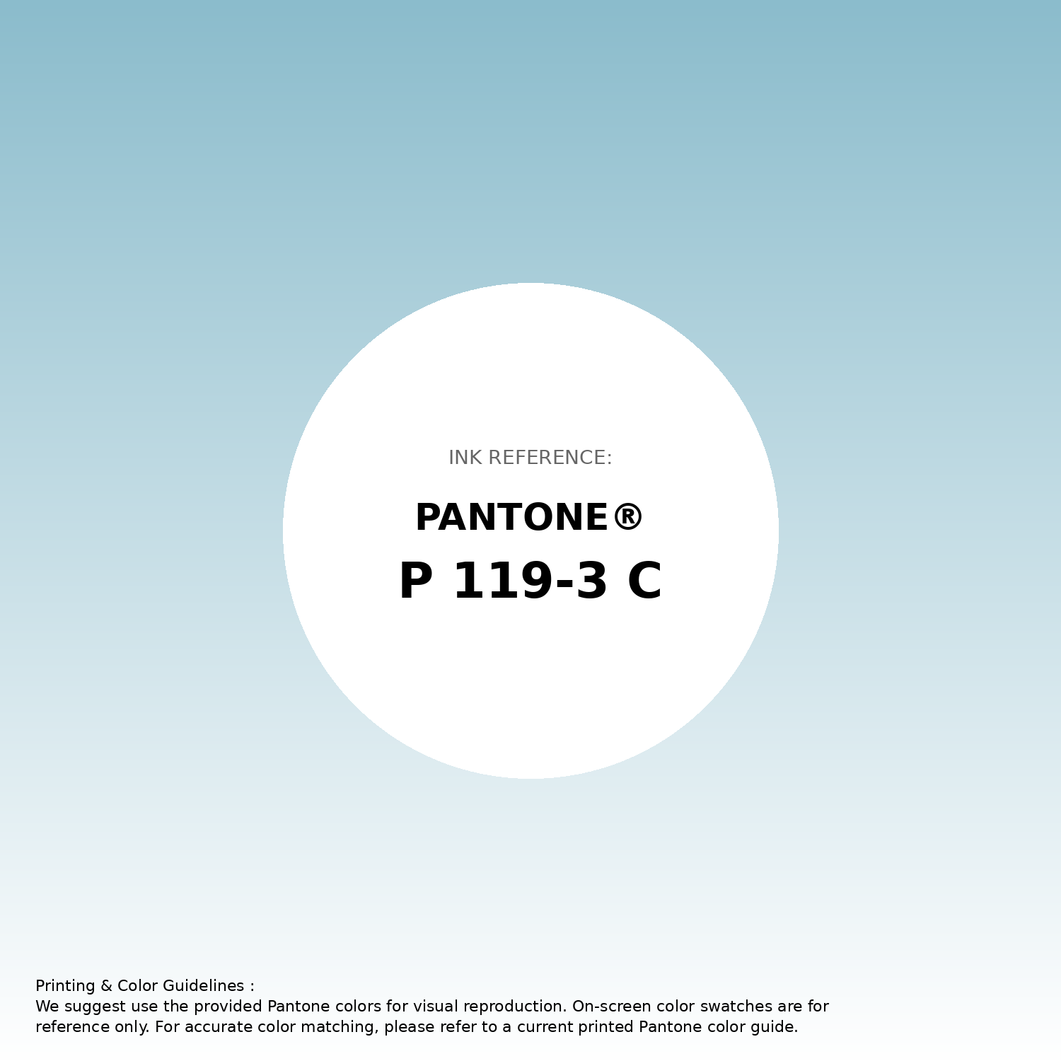 Stunning gradient artwork featuring Pantone P 119-3 C Color | Hex color Code #8bbccc. Beautiful color transitions perfect for modern designs and backgrounds. #gradient #colorart #design #8bbccc