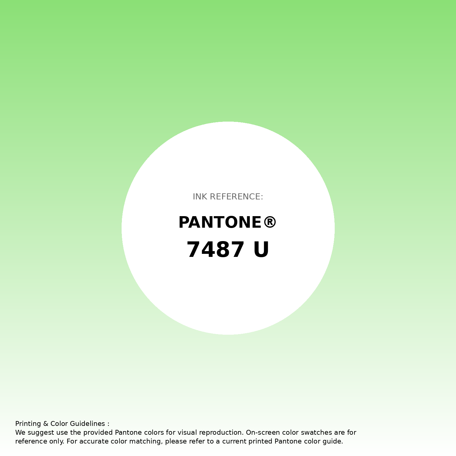 Stunning gradient artwork featuring Pantone 7487 U Color | Hex color Code #8be076. Beautiful color transitions perfect for modern designs and backgrounds. #gradient #colorart #design #8be076