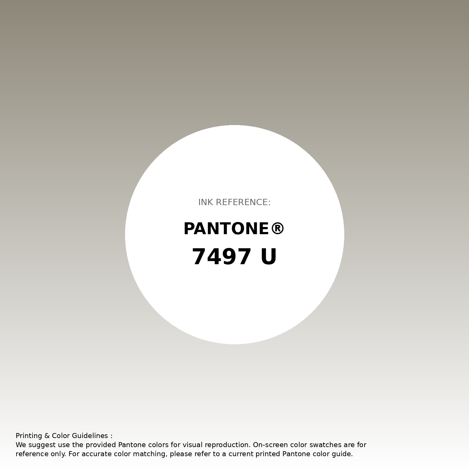 Stunning gradient artwork featuring Pantone 7497 U Color | Hex color Code #8c8778. Beautiful color transitions perfect for modern designs and backgrounds. #gradient #colorart #design #8c8778