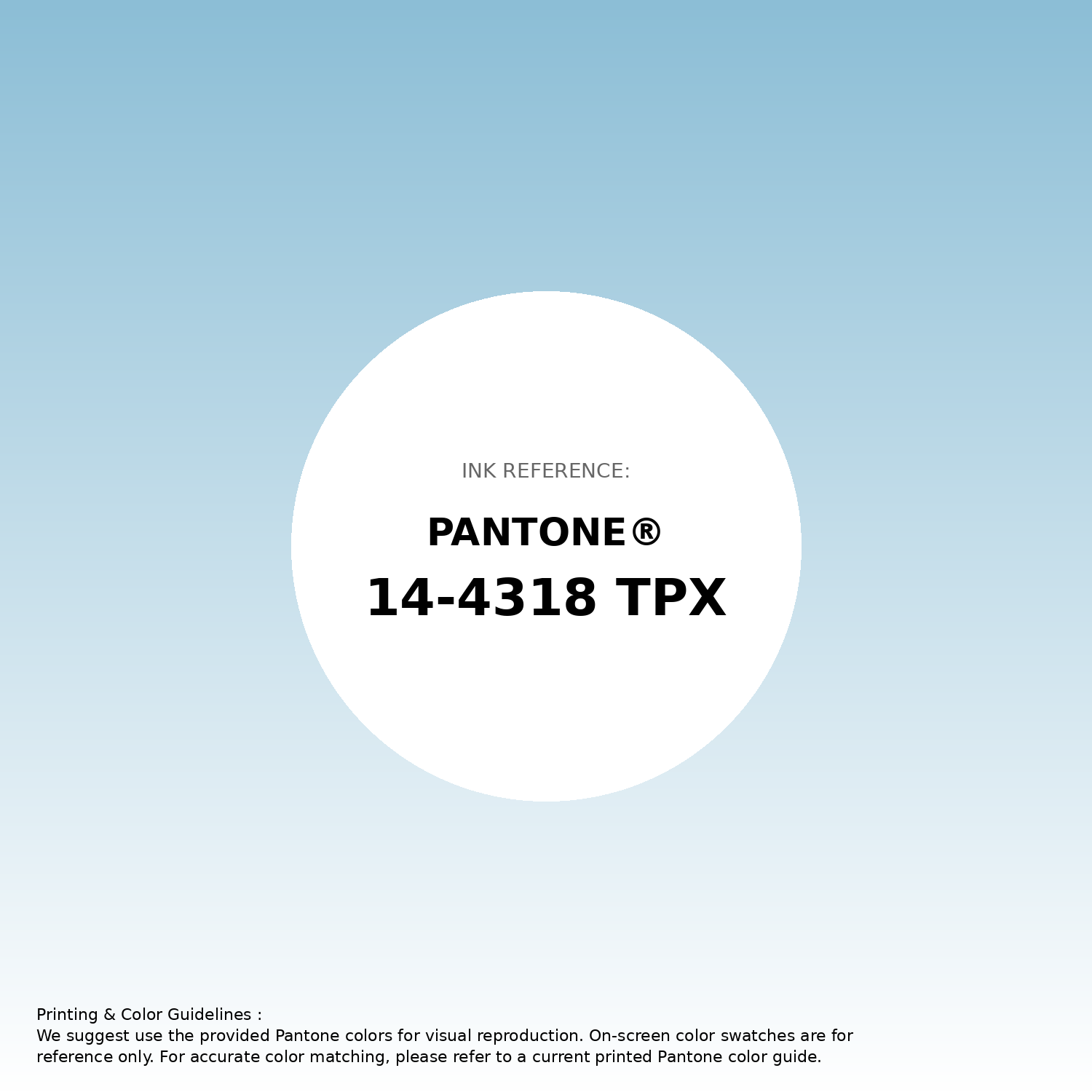 Stunning gradient artwork featuring Pantone 14-4318 Tpx Sky Blue Color | Hex color Code #8cbed6. Beautiful color transitions perfect for modern designs and backgrounds. #gradient #colorart #design #8cbed6