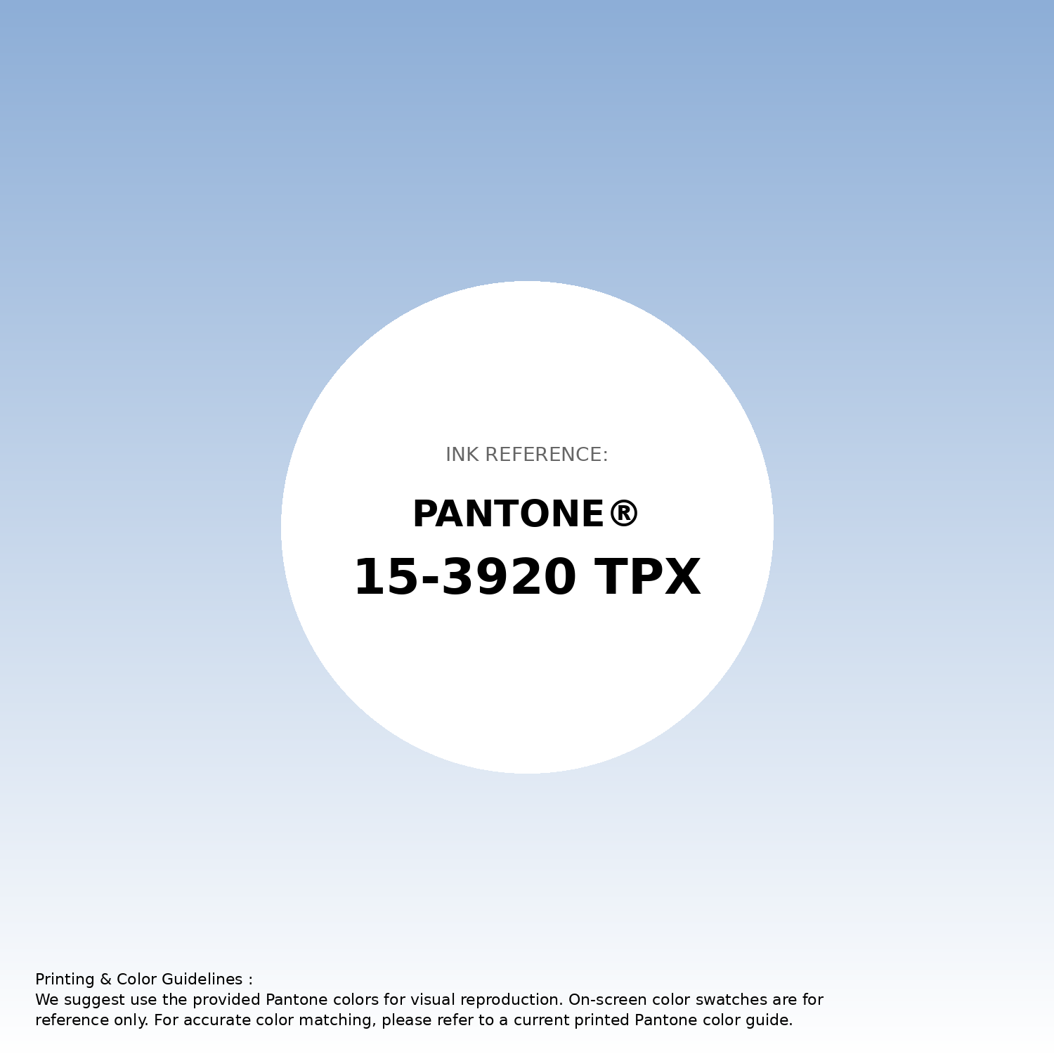Stunning gradient artwork featuring Pantone 15-3920 Tpx Placid Blue Color | Hex color Code #8daed7. Beautiful color transitions perfect for modern designs and backgrounds. #gradient #colorart #design #8daed7
