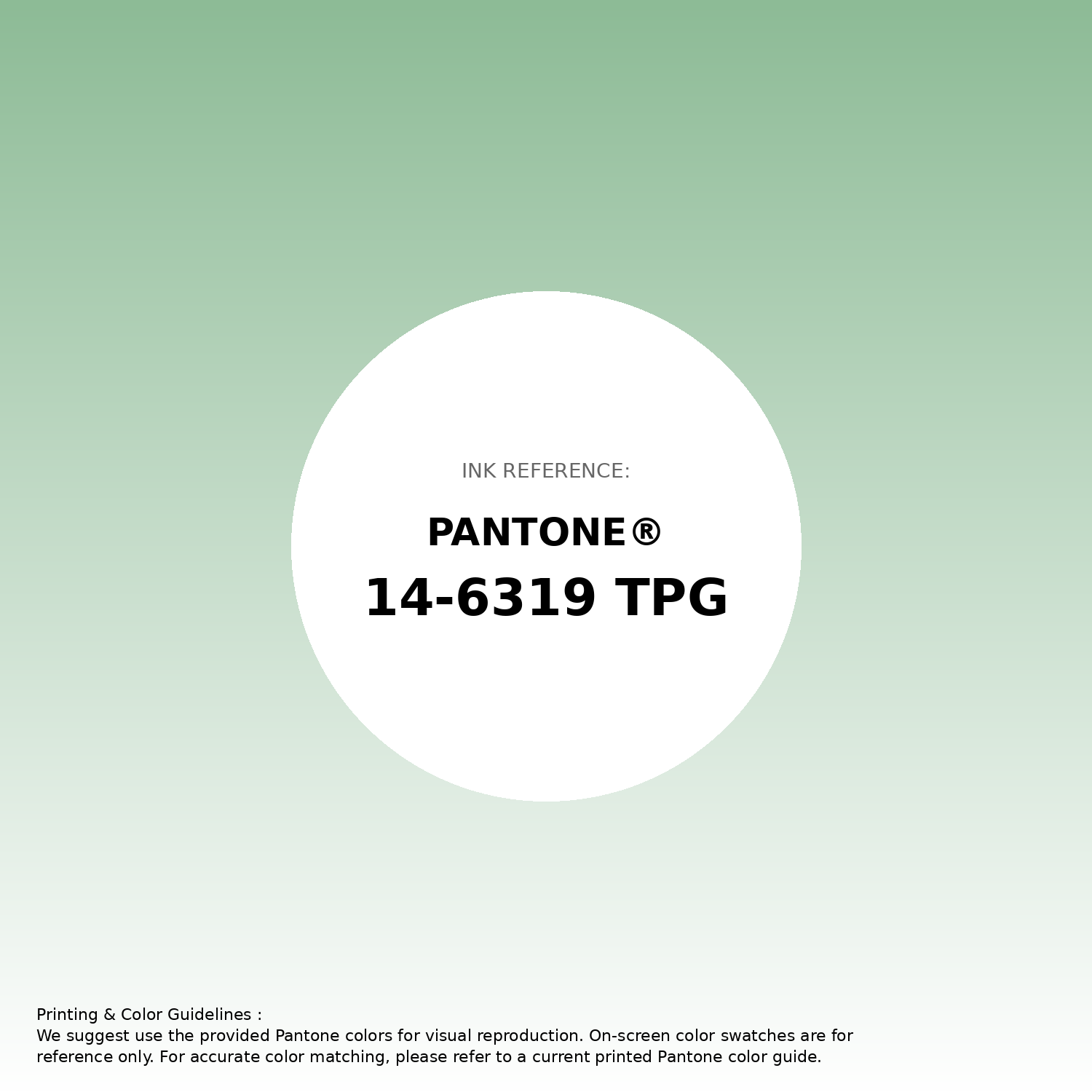 Stunning gradient artwork featuring Pantone 14-6319 Tpg Meadow Color | Hex color Code #8dbb96. Beautiful color transitions perfect for modern designs and backgrounds. #gradient #colorart #design #8dbb96