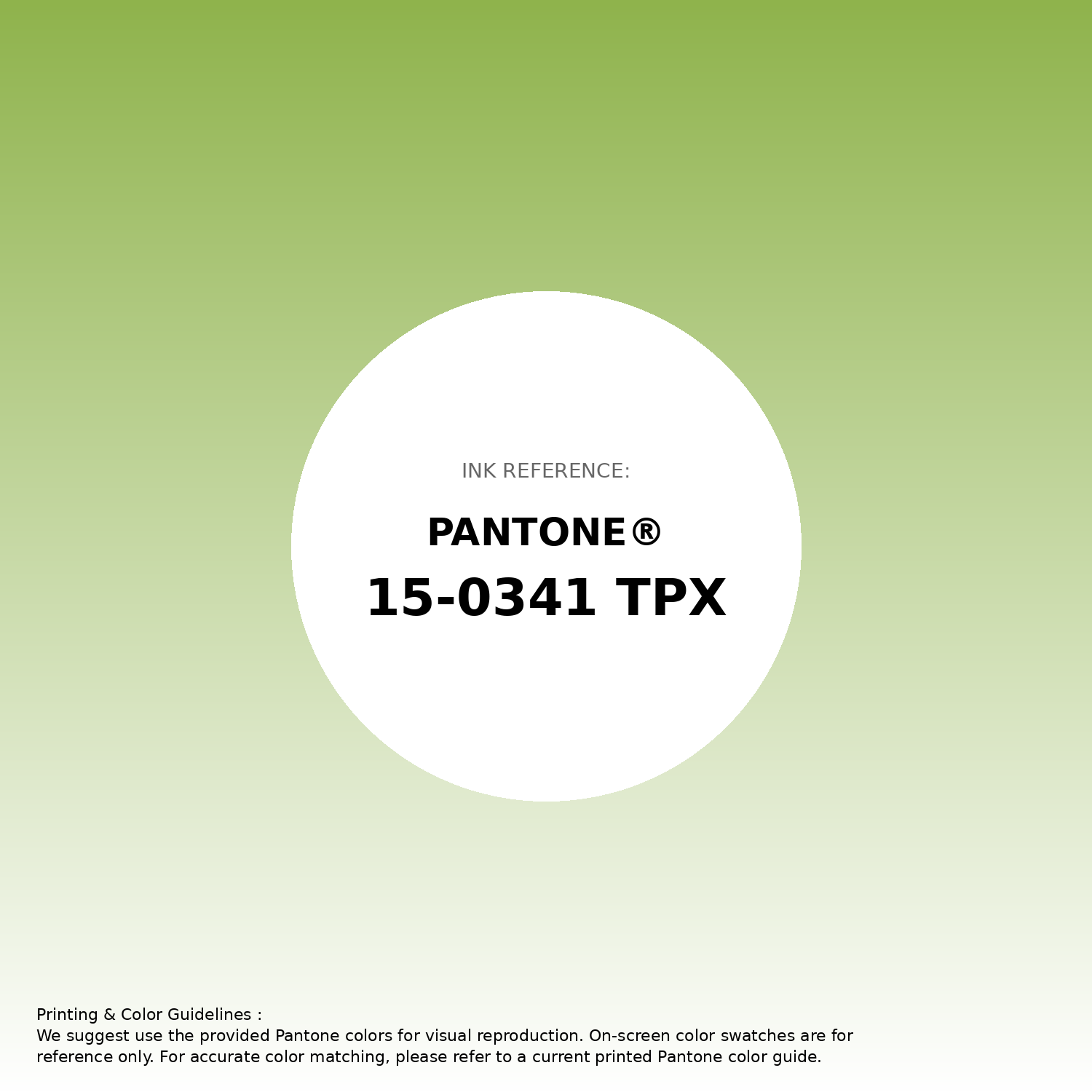 Stunning gradient artwork featuring Pantone 15-0341 Tpx Parrot Green Color | Hex color Code #8fb34c. Beautiful color transitions perfect for modern designs and backgrounds. #gradient #colorart #design #8fb34c