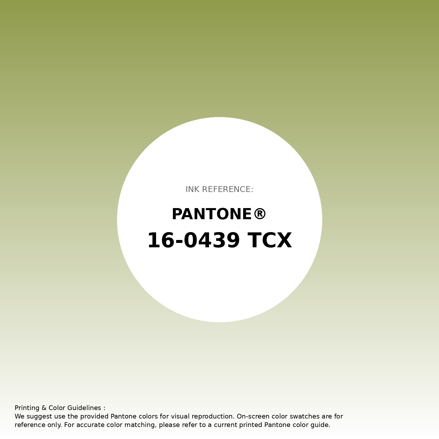 Hex Color #909B4C — Pantone 16-0439 TCX Match, RGB, CMYK