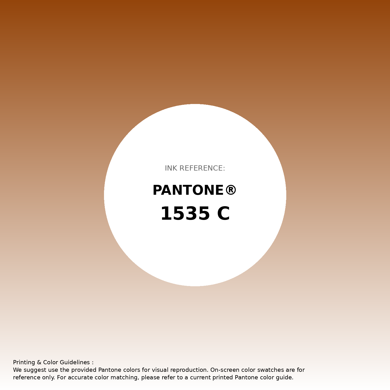 Stunning gradient artwork featuring Pantone 1535 C Color | Hex color Code #94450b. Beautiful color transitions perfect for modern designs and backgrounds. #gradient #colorart #design #94450b
