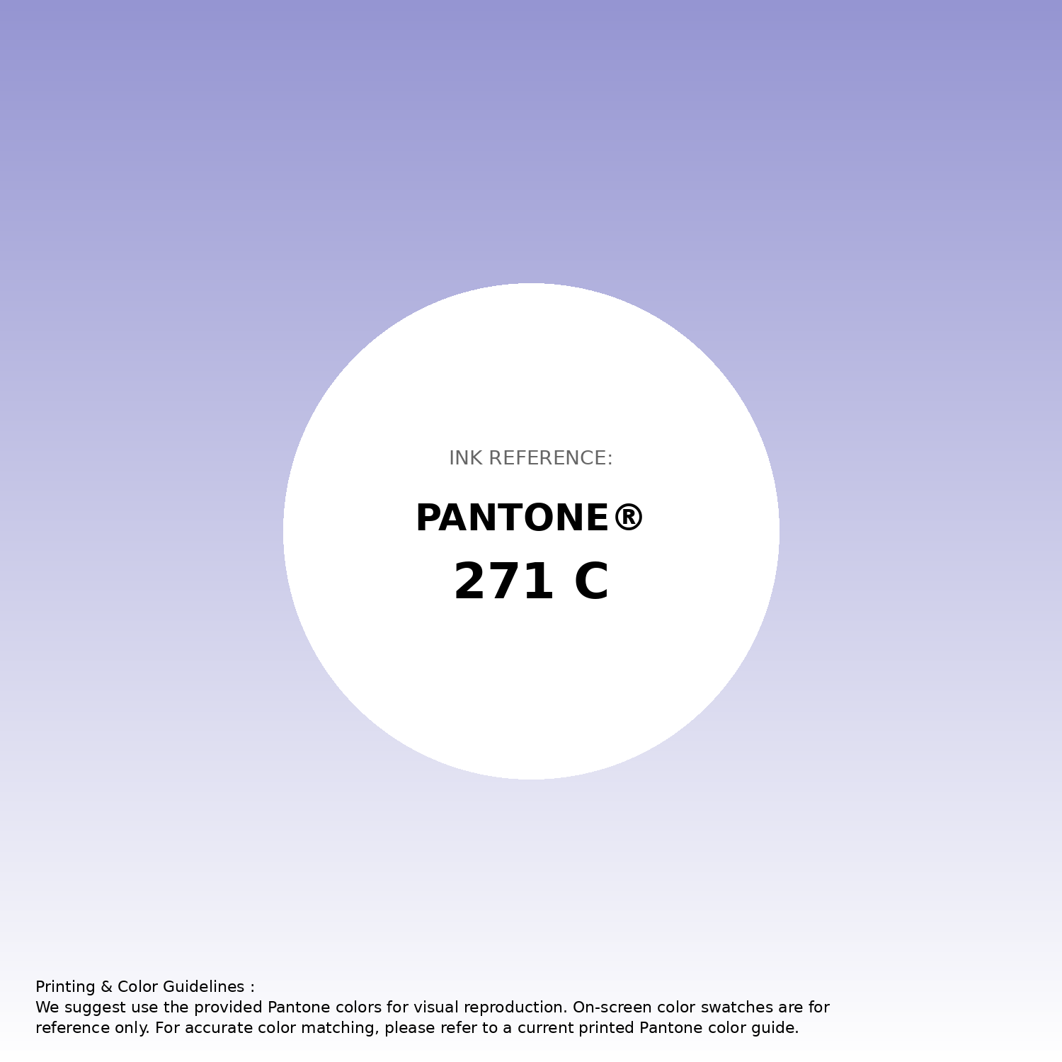 Stunning gradient artwork featuring Pantone 271 C Color | Hex color Code #9595d2. Beautiful color transitions perfect for modern designs and backgrounds. #gradient #colorart #design #9595d2