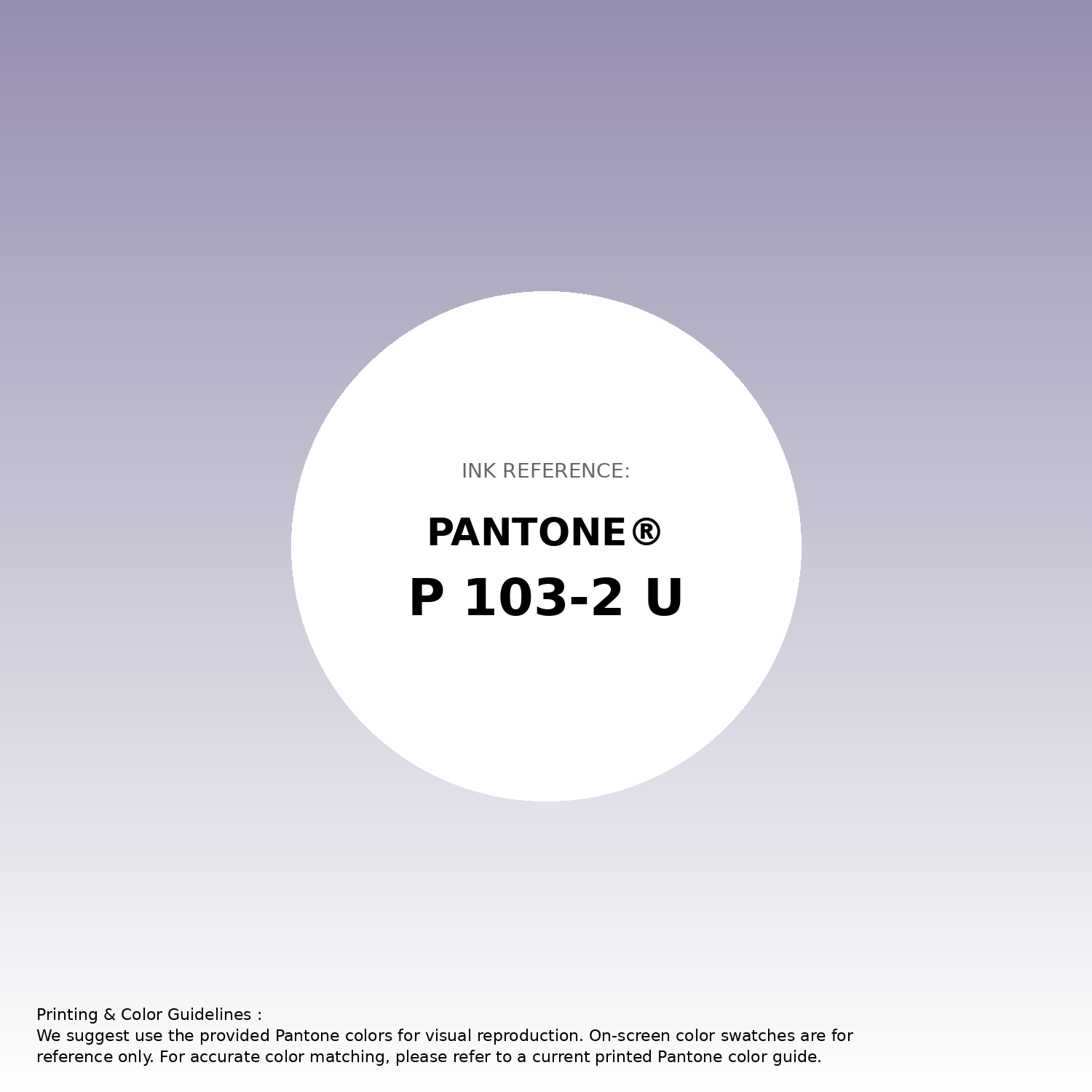 Stunning gradient artwork featuring Pantone P 103-2 U Color | Hex color Code #968eae. Beautiful color transitions perfect for modern designs and backgrounds. #gradient #colorart #design #968eae