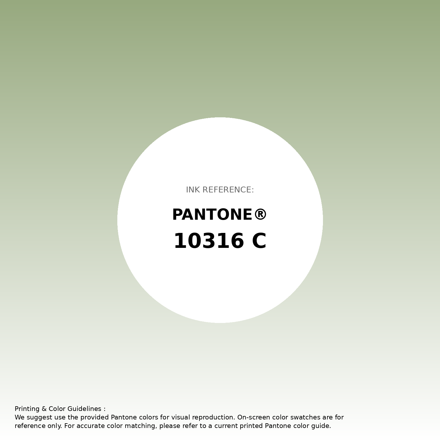 Stunning gradient artwork featuring Pantone 10316 C Color | Hex color Code #97a97f. Beautiful color transitions perfect for modern designs and backgrounds. #gradient #colorart #design #97a97f