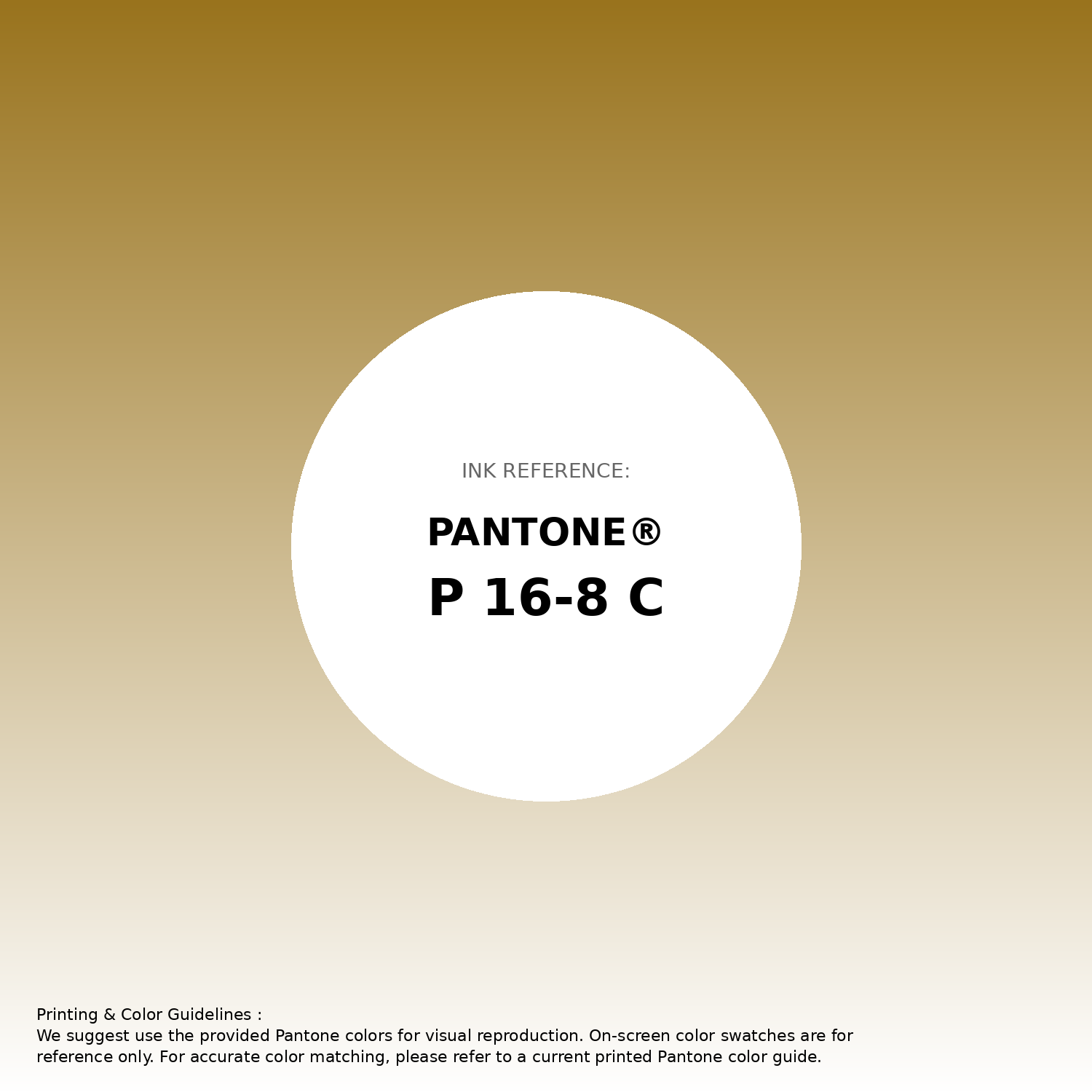 Stunning gradient artwork featuring Pantone P 16-8 C Color | Hex color Code #99731d. Beautiful color transitions perfect for modern designs and backgrounds. #gradient #colorart #design #99731d