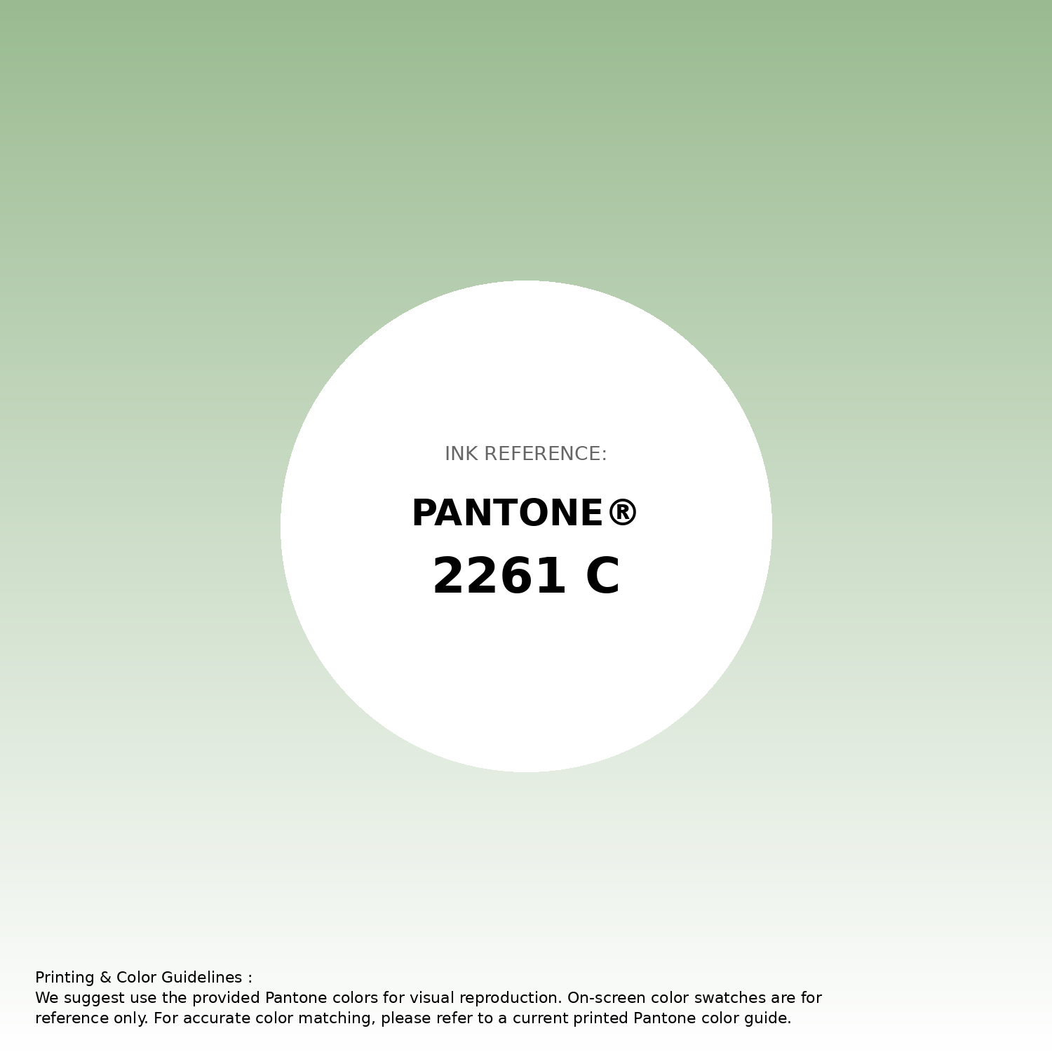 Stunning gradient artwork featuring Pantone 2261 C Color | Hex color Code #9abb91. Beautiful color transitions perfect for modern designs and backgrounds. #gradient #colorart #design #9abb91