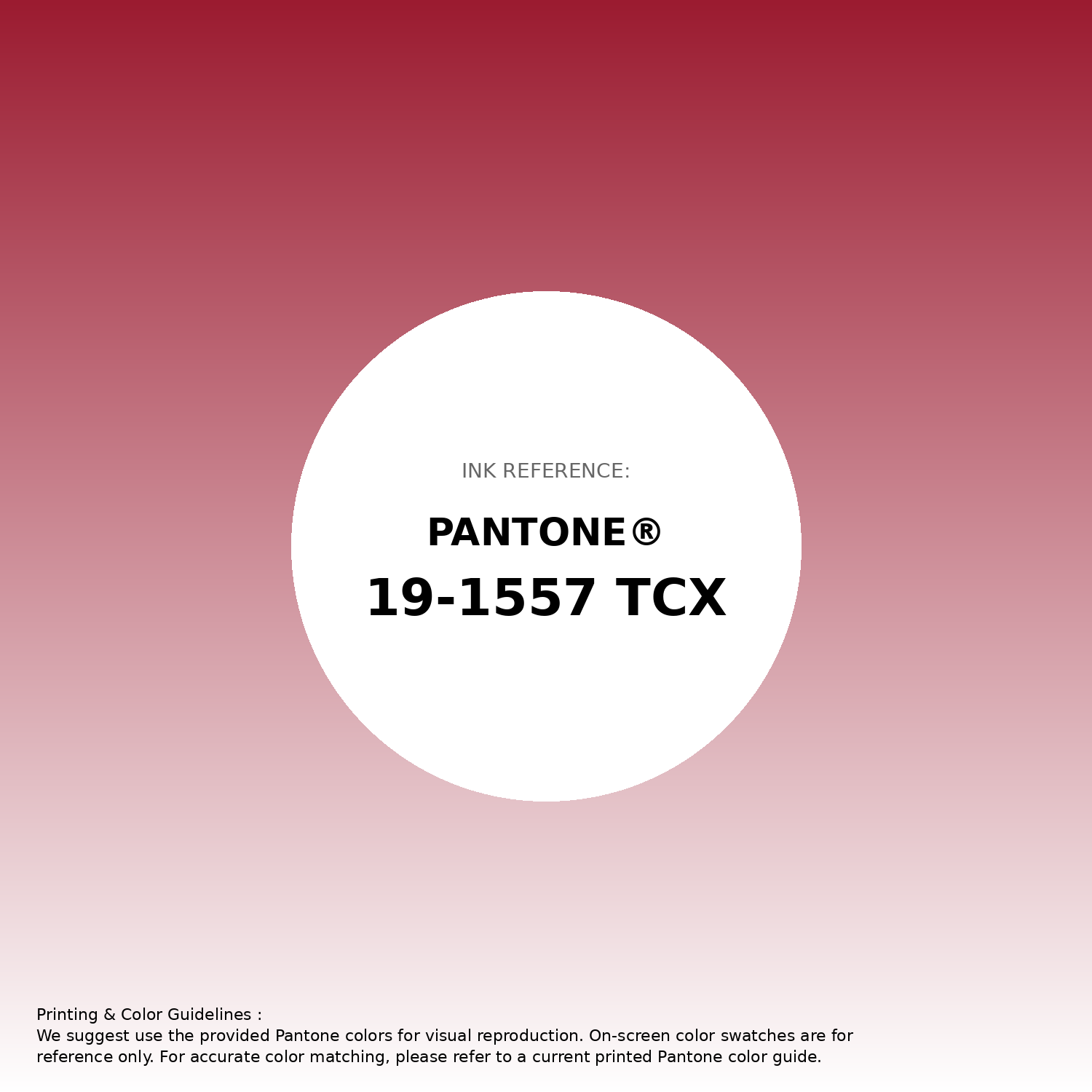 Hex Color #9b1b30 | Printing Match PANTONE 19-1557 TCX | Color