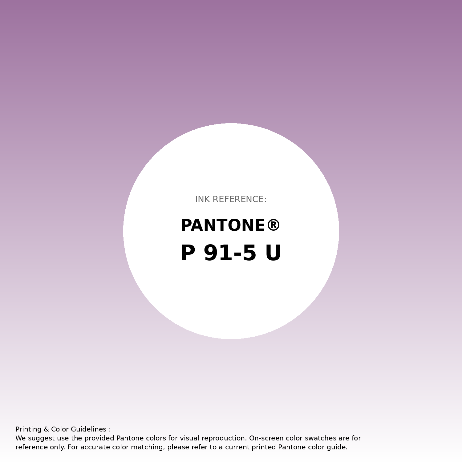 Stunning gradient artwork featuring Pantone P 91-5 U Color | Hex color Code #9d729f. Beautiful color transitions perfect for modern designs and backgrounds. #gradient #colorart #design #9d729f
