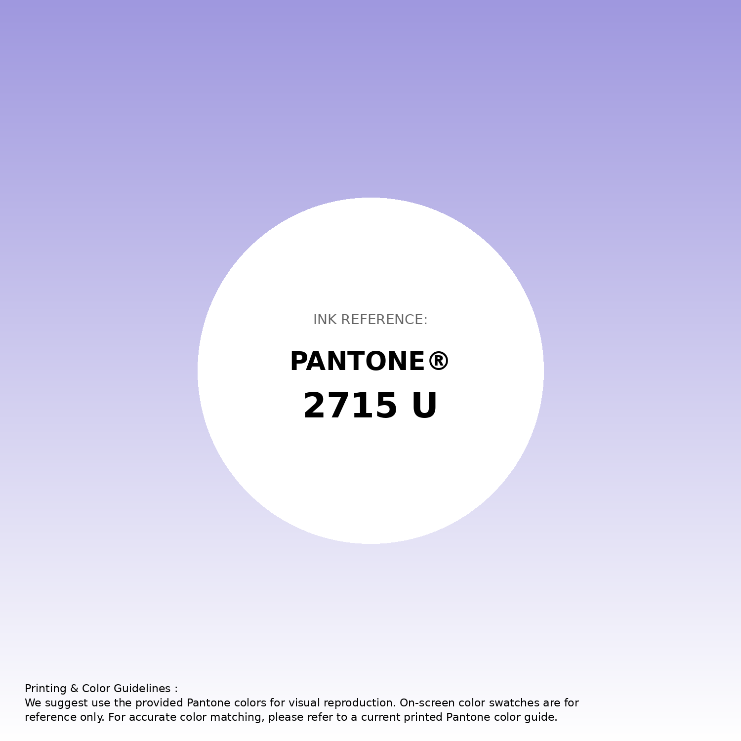 Hex Color #9f98df | Printing Match PANTONE 2715 U | Color