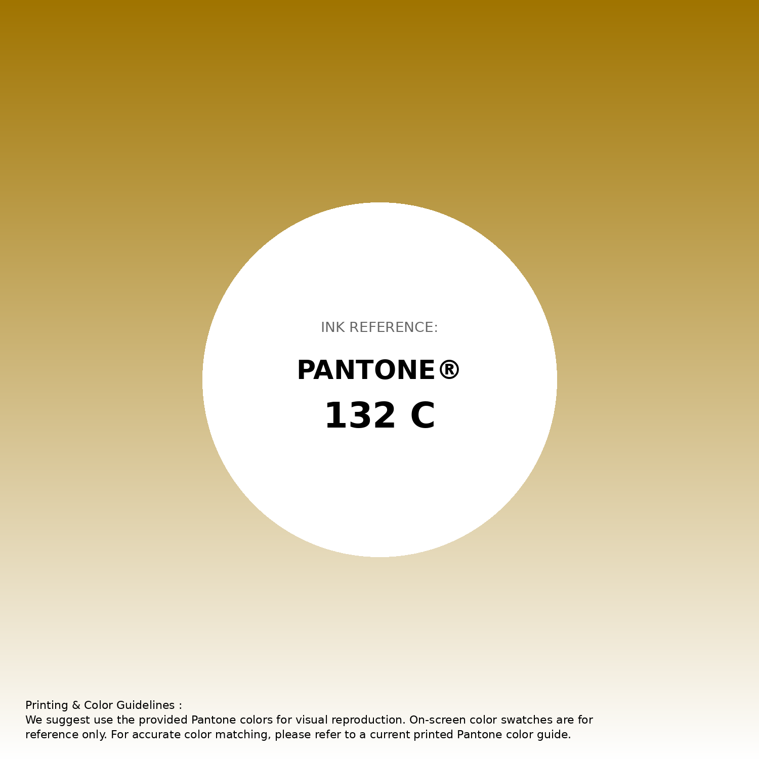 Stunning gradient artwork featuring Pantone 132 C Color | Hex color Code #a07400. Beautiful color transitions perfect for modern designs and backgrounds. #gradient #colorart #design #a07400