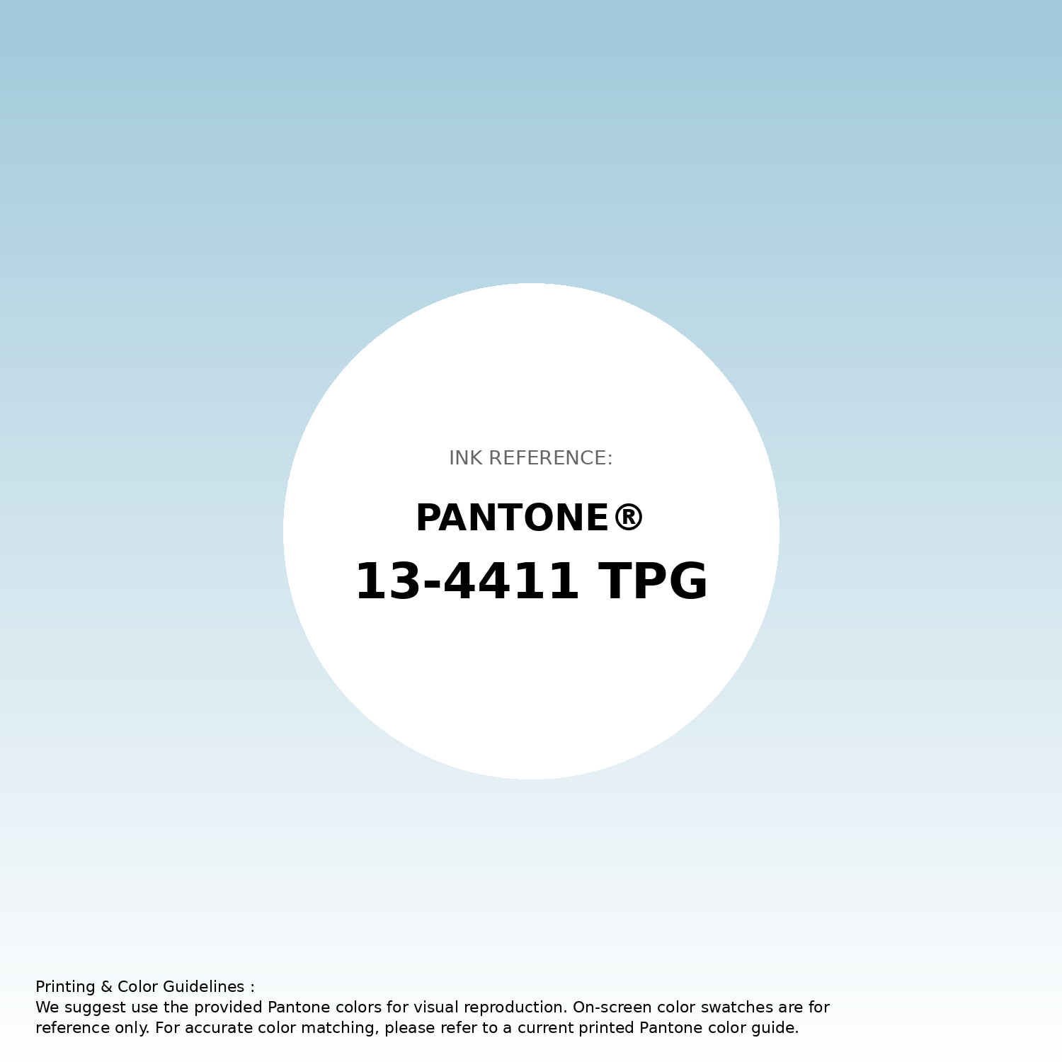 Stunning gradient artwork featuring Pantone 13-4411 Tpg Crystal Blue Color | Hex color Code #a0c9db. Beautiful color transitions perfect for modern designs and backgrounds. #gradient #colorart #design #a0c9db