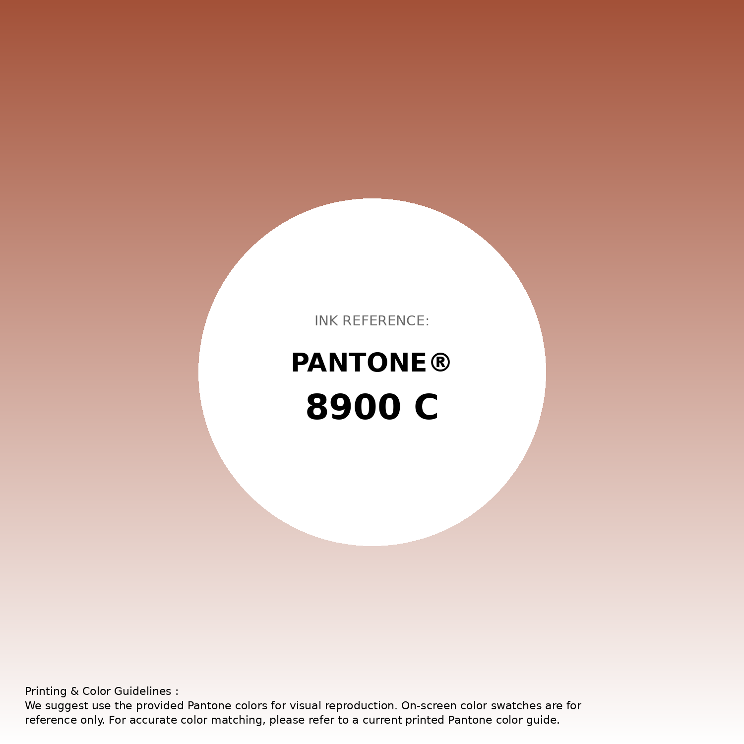 Stunning gradient artwork featuring Pantone 8900 C Color | Hex color Code #a35138. Beautiful color transitions perfect for modern designs and backgrounds. #gradient #colorart #design #a35138