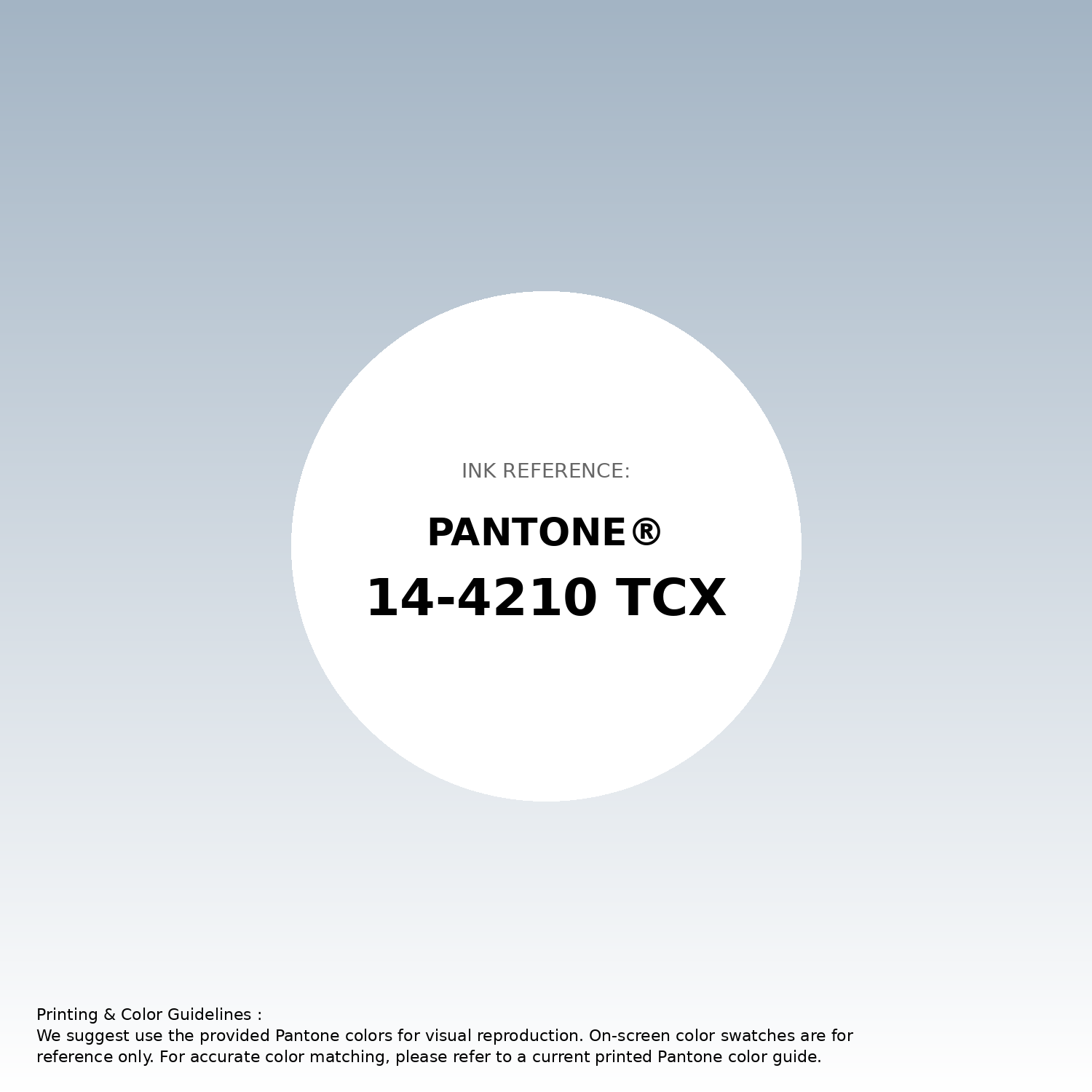 Hex Color #a3b4c4 | Printing Match PANTONE 14-4210 TCX | Color