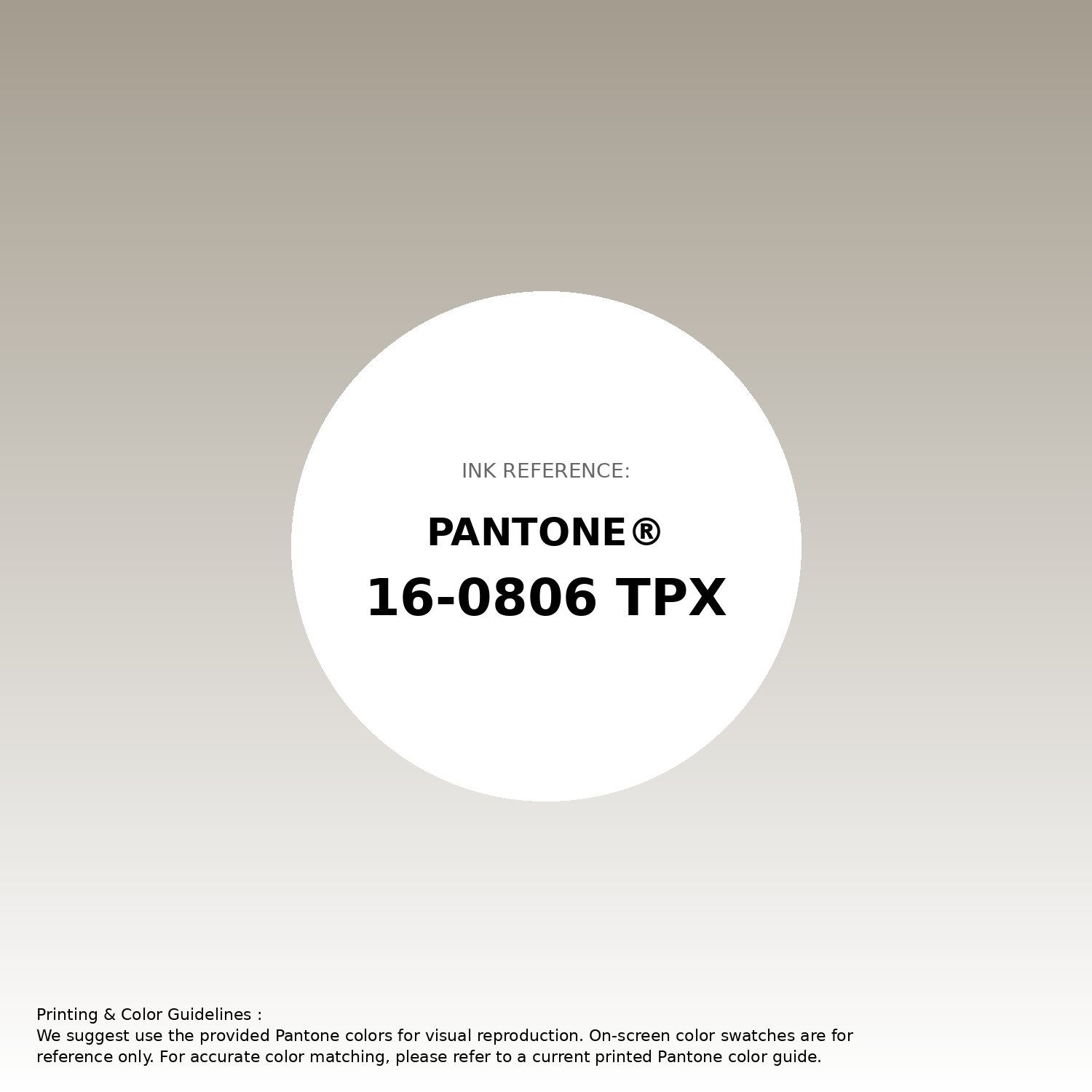 Stunning gradient artwork featuring Pantone 16-0806 Tpx Goat Color | Hex color Code #a49c8e. Beautiful color transitions perfect for modern designs and backgrounds. #gradient #colorart #design #a49c8e