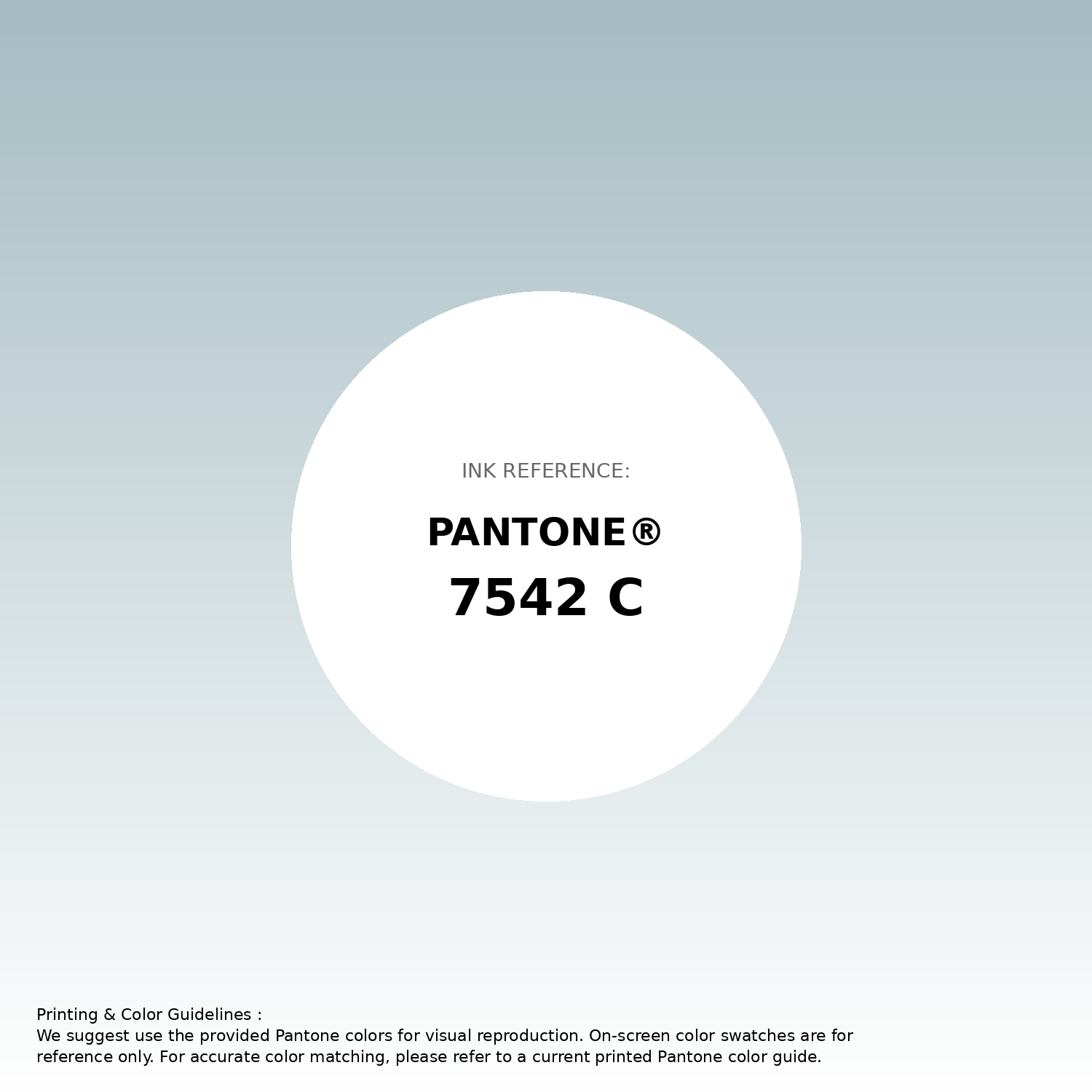 Stunning gradient artwork featuring Pantone 7542 C Color | Hex color Code #a4bcc2. Beautiful color transitions perfect for modern designs and backgrounds. #gradient #colorart #design #a4bcc2