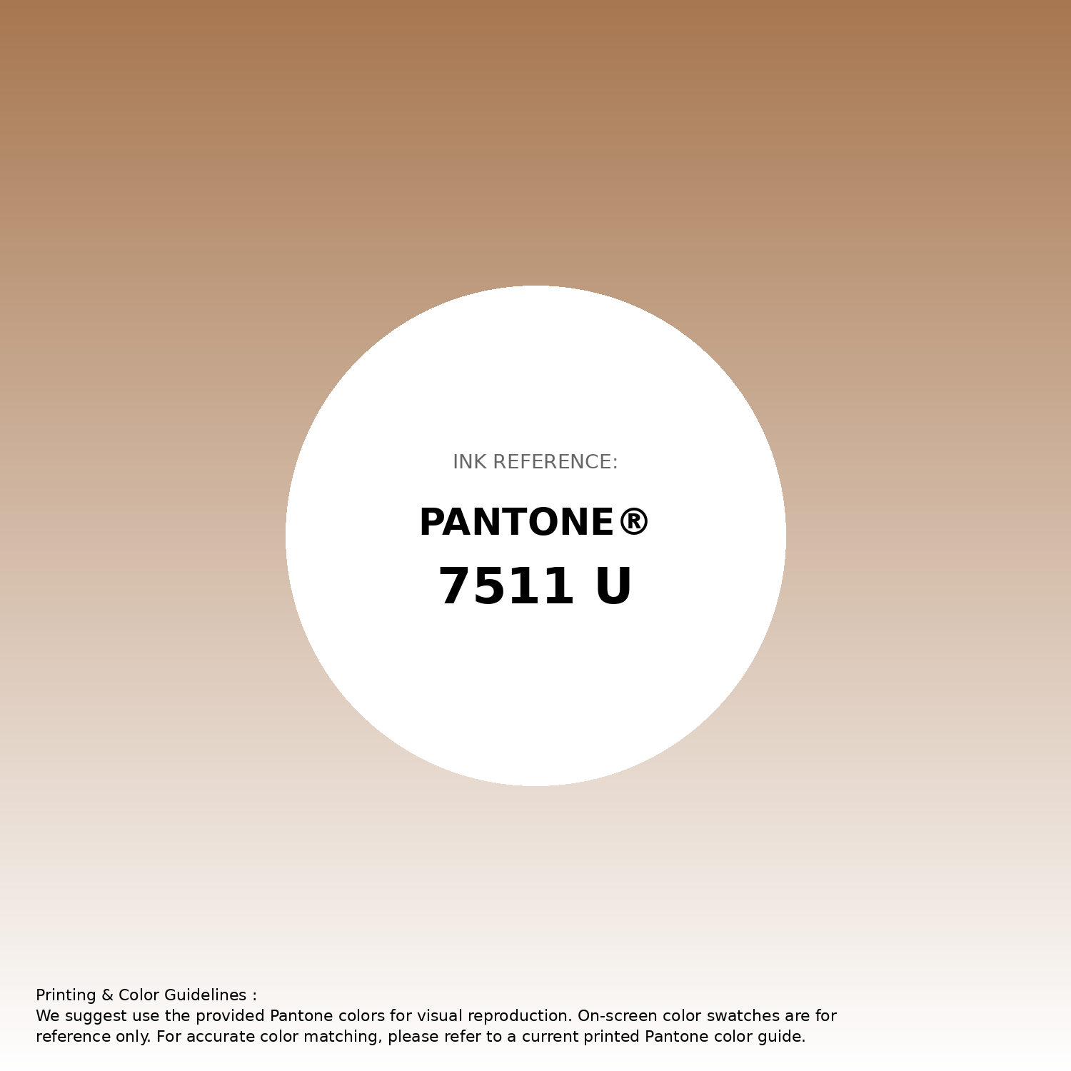 Stunning gradient artwork featuring Pantone 7511 U Color | Hex color Code #a77750. Beautiful color transitions perfect for modern designs and backgrounds. #gradient #colorart #design #a77750