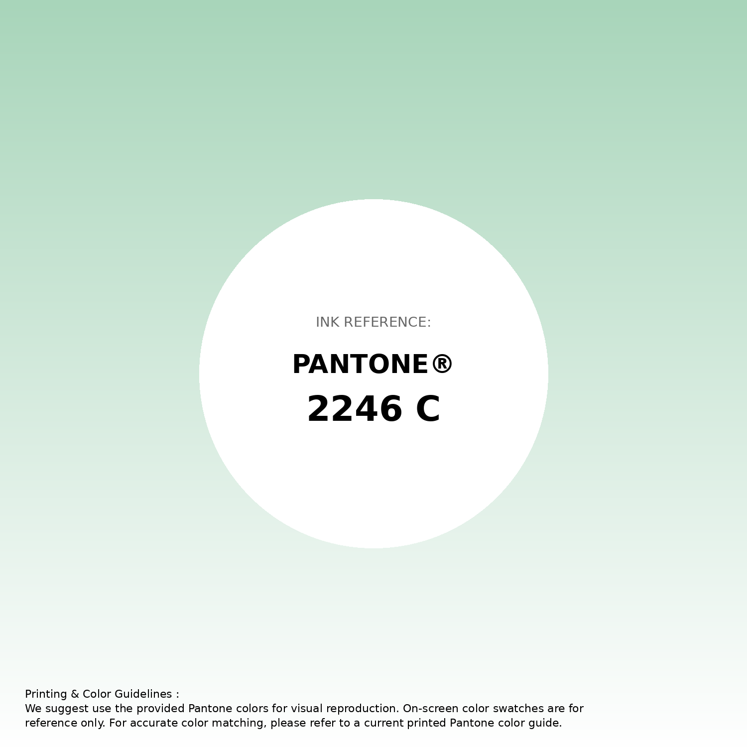 Hex Color #a8d5ba | Printing Match PANTONE 2246 C | Color