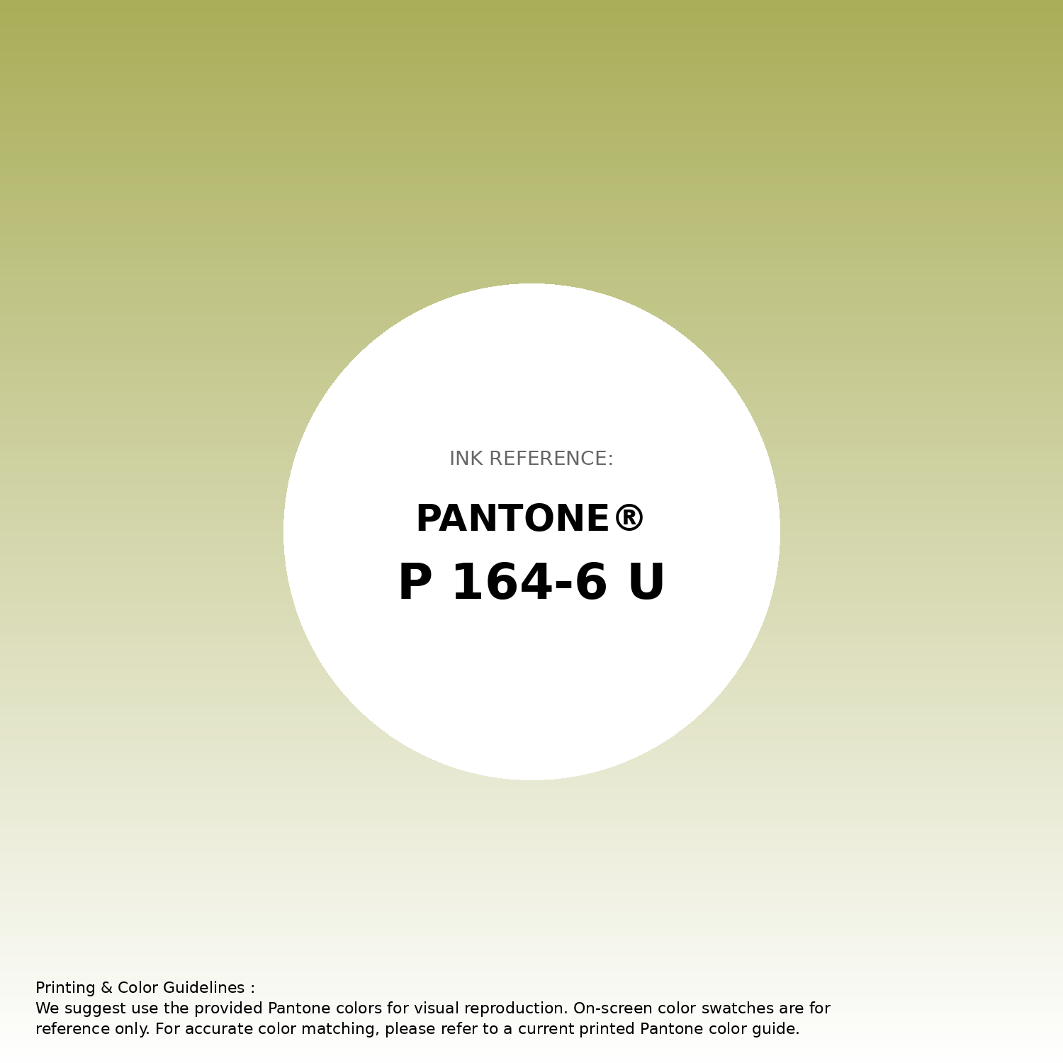 Stunning gradient artwork featuring Pantone P 164-6 U Color | Hex color Code #a9ae58. Beautiful color transitions perfect for modern designs and backgrounds. #gradient #colorart #design #a9ae58