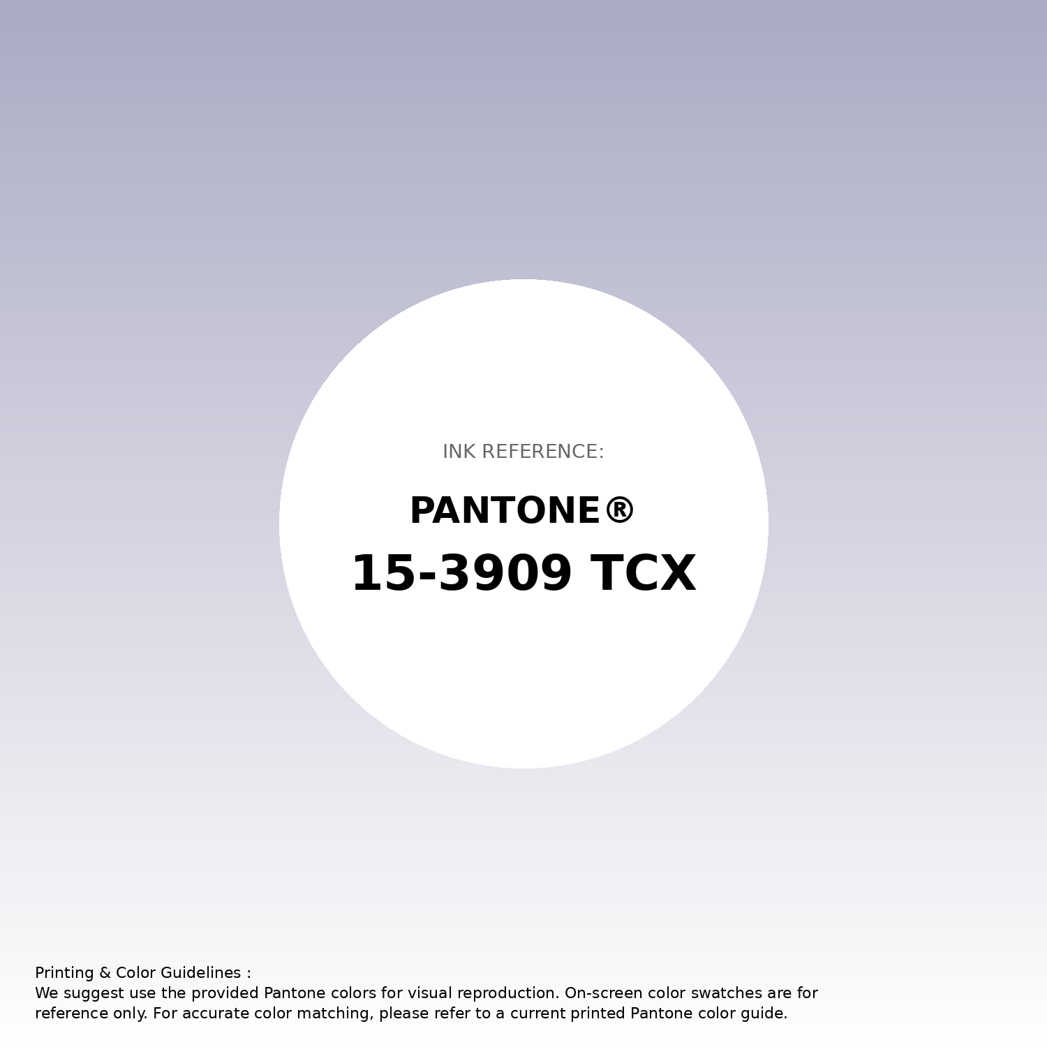 Stunning gradient artwork featuring Pantone 15-3909 Tcx Cosmic Sky Color | Hex color Code #aaaac4. Beautiful color transitions perfect for modern designs and backgrounds. #gradient #colorart #design #aaaac4