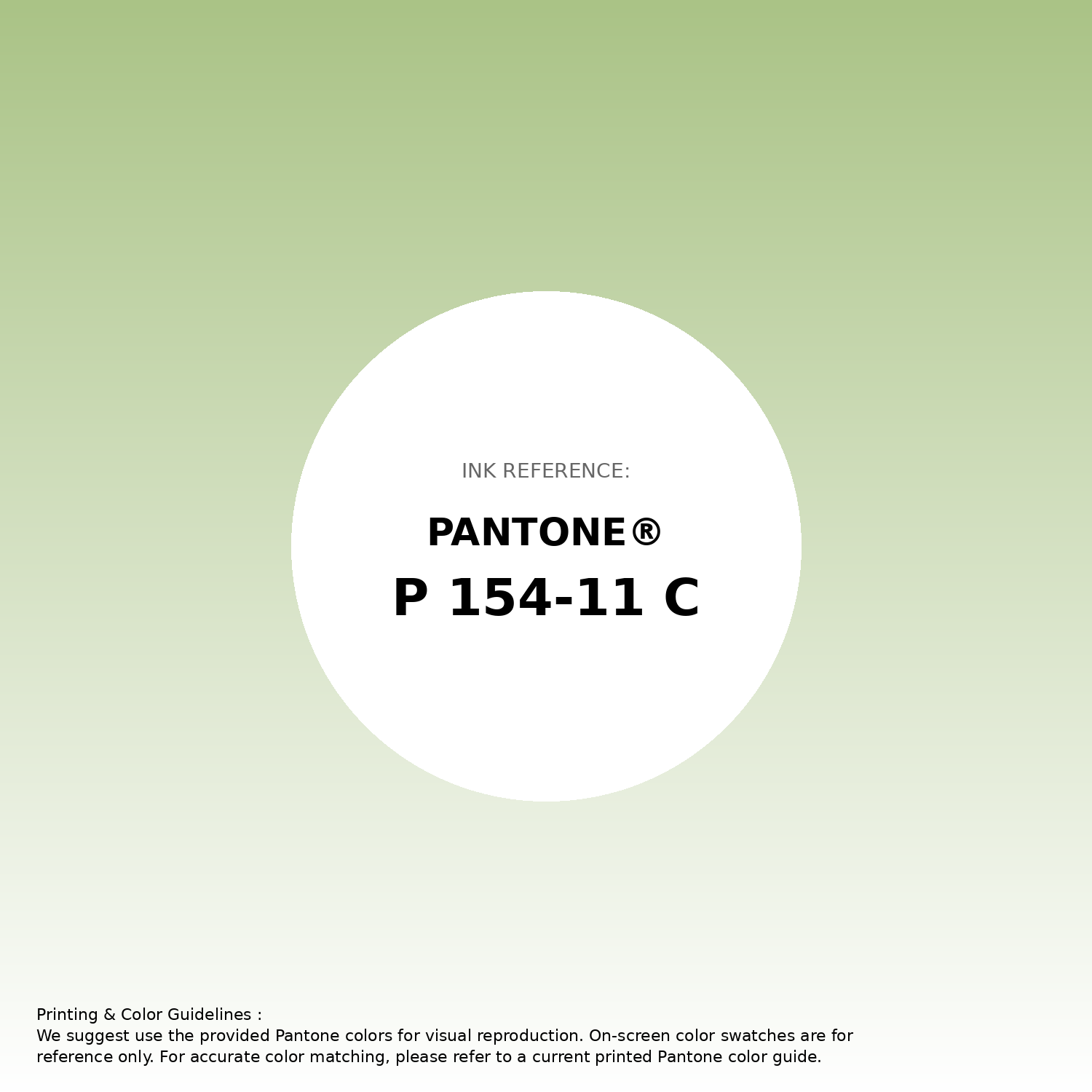 Stunning gradient artwork featuring Pantone P 154-11 C Color | Hex color Code #aac386. Beautiful color transitions perfect for modern designs and backgrounds. #gradient #colorart #design #aac386
