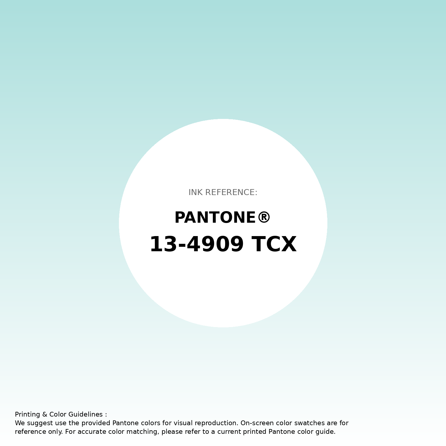 Stunning gradient artwork featuring Pantone 13-4909 Tcx Blue Light Color | Hex color Code #acdfdd. Beautiful color transitions perfect for modern designs and backgrounds. #gradient #colorart #design #acdfdd