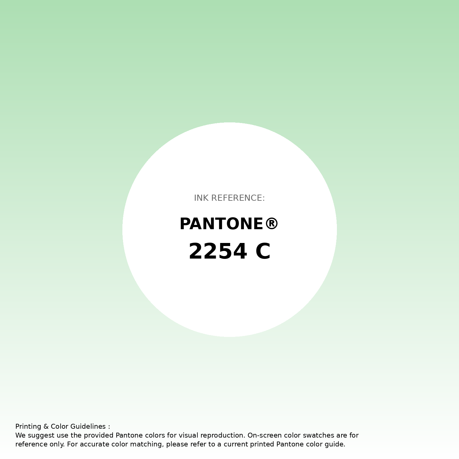 Stunning gradient artwork featuring Pantone 2254 C Color | Hex color Code #addfb3. Beautiful color transitions perfect for modern designs and backgrounds. #gradient #colorart #design #addfb3
