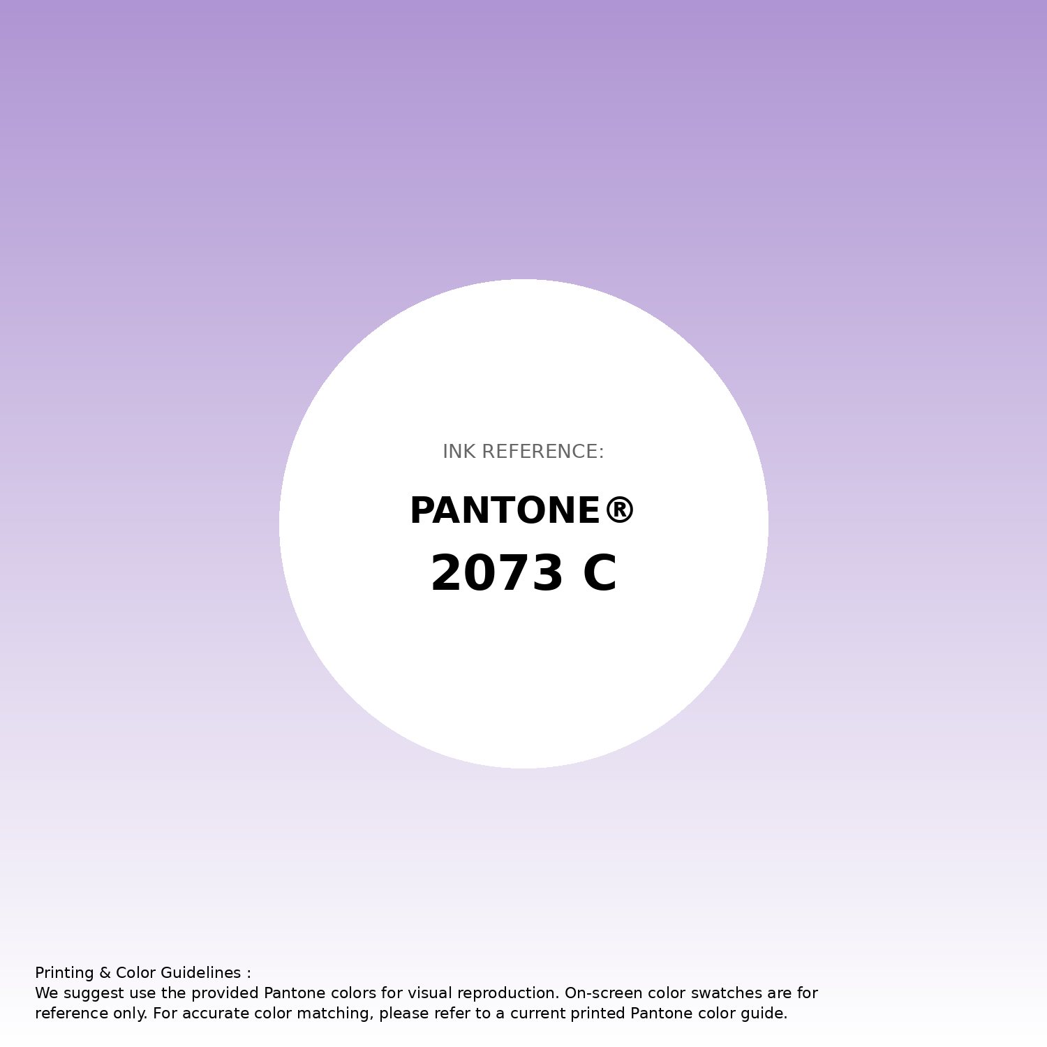 Stunning gradient artwork featuring Pantone 2073 C Color | Hex color Code #af95d3. Beautiful color transitions perfect for modern designs and backgrounds. #gradient #colorart #design #af95d3