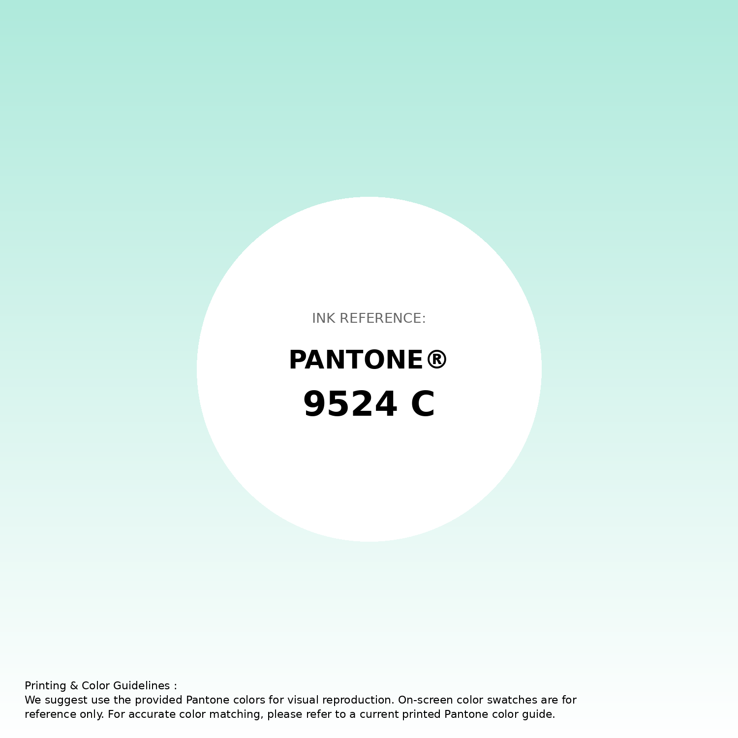 Stunning gradient artwork featuring Pantone 9524 C Color | Hex color Code #afeadc. Beautiful color transitions perfect for modern designs and backgrounds. #gradient #colorart #design #afeadc