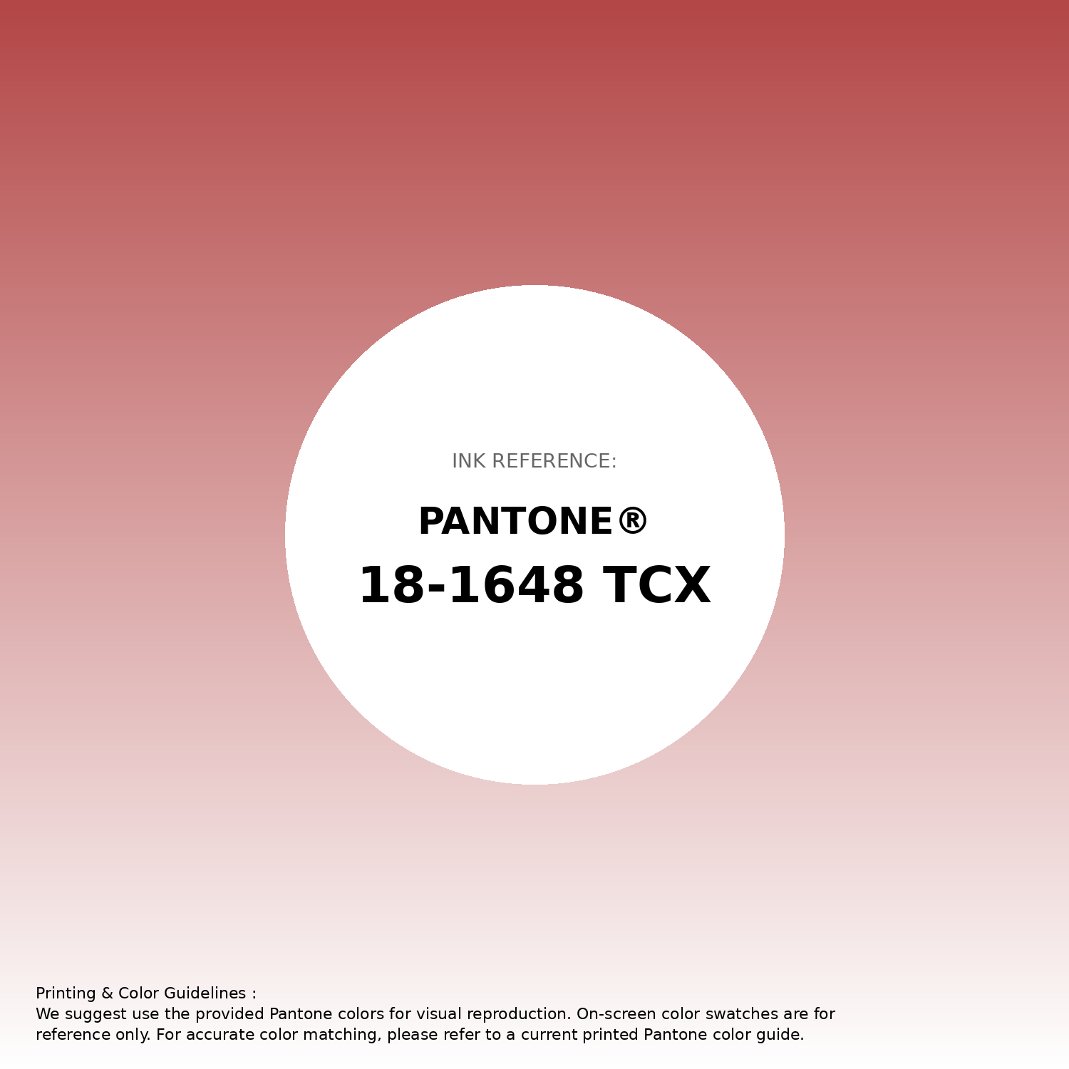 Hex Color #b34646 | Printing Match PANTONE 18-1648 TCX | Color