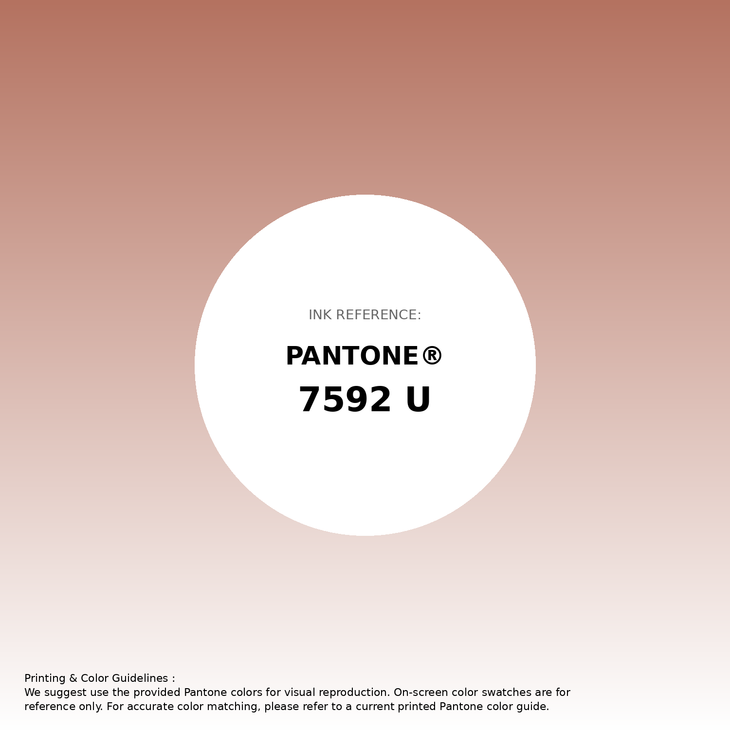 Stunning gradient artwork featuring Pantone 7592 U Color | Hex color Code #b47260. Beautiful color transitions perfect for modern designs and backgrounds. #gradient #colorart #design #b47260