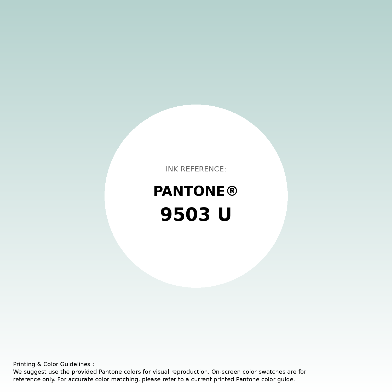 Stunning gradient artwork featuring Pantone 9503 U Color | Hex color Code #b5d2ce. Beautiful color transitions perfect for modern designs and backgrounds. #gradient #colorart #design #b5d2ce