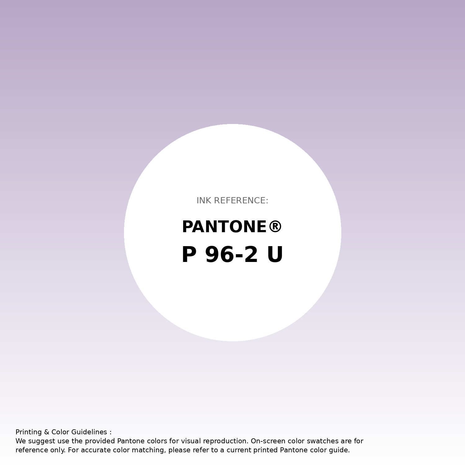 Stunning gradient artwork featuring Pantone P 96-2 U Color | Hex color Code #b7a7c8. Beautiful color transitions perfect for modern designs and backgrounds. #gradient #colorart #design #b7a7c8