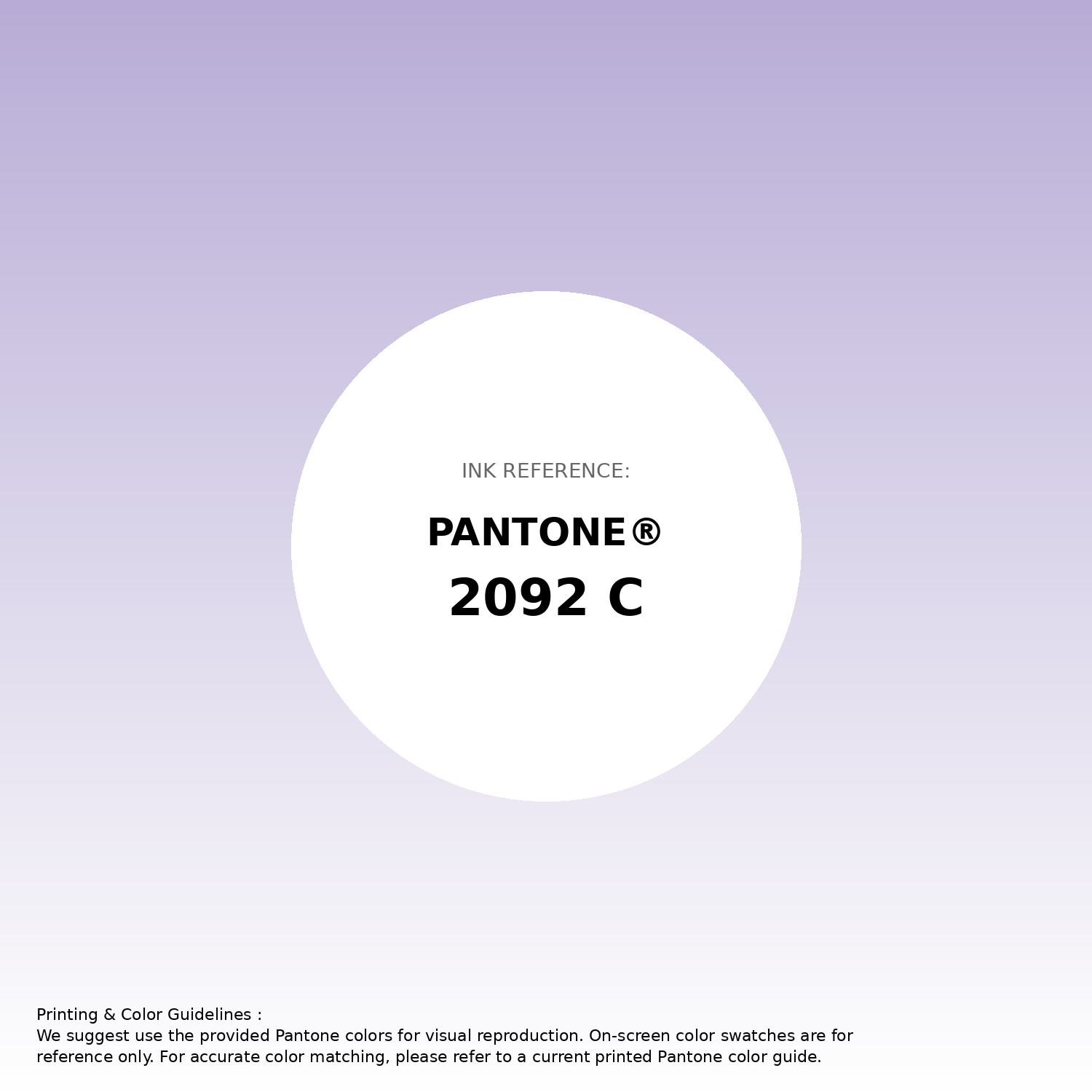 Stunning gradient artwork featuring Pantone 2092 C Color | Hex color Code #b8acd6. Beautiful color transitions perfect for modern designs and backgrounds. #gradient #colorart #design #b8acd6
