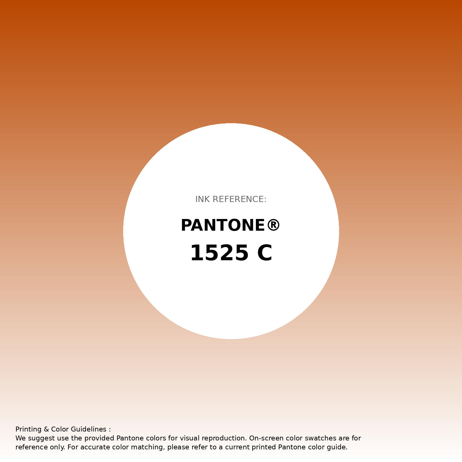 Stunning gradient artwork featuring Pantone 1525 C Color | Hex color Code #b94700. Beautiful color transitions perfect for modern designs and backgrounds. #gradient #colorart #design #b94700