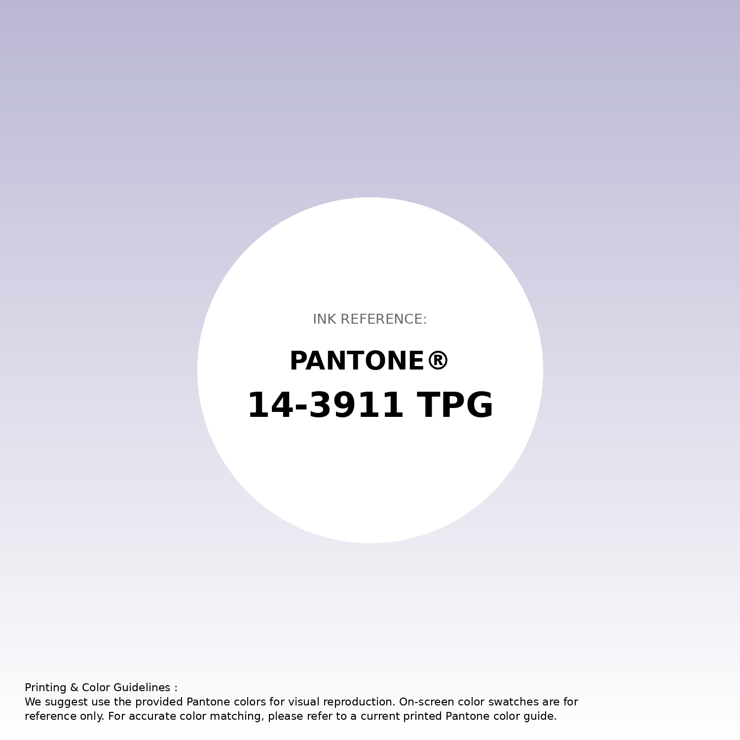 Stunning gradient artwork featuring Pantone 14-3911 Tpg Purple Heather Color | Hex color Code #b9b7d4. Beautiful color transitions perfect for modern designs and backgrounds. #gradient #colorart #design #b9b7d4