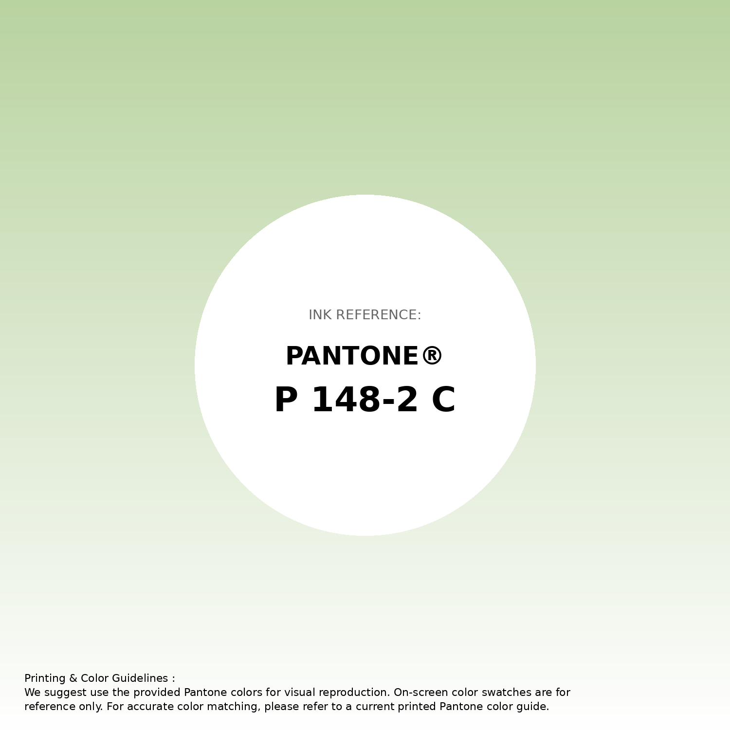 Stunning gradient artwork featuring Pantone P 148-2 C Color | Hex color Code #b9d3a0. Beautiful color transitions perfect for modern designs and backgrounds. #gradient #colorart #design #b9d3a0