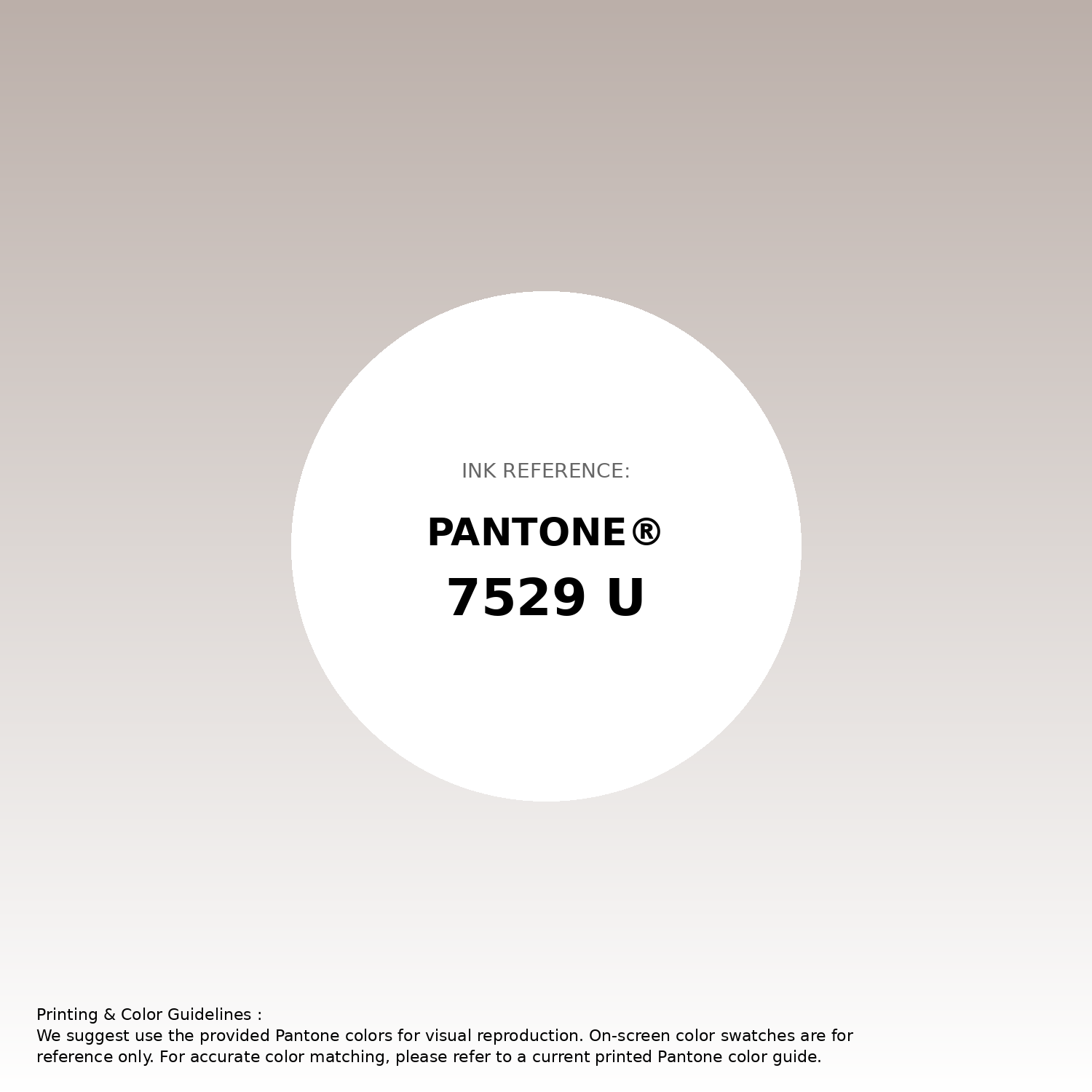 Stunning gradient artwork featuring Pantone 7529 U Color | Hex color Code #bbafa9. Beautiful color transitions perfect for modern designs and backgrounds. #gradient #colorart #design #bbafa9