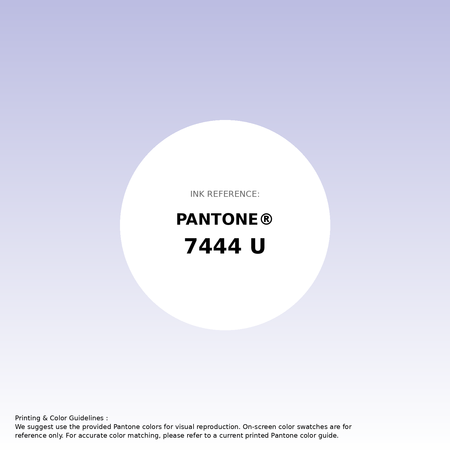 Stunning gradient artwork featuring Pantone 7444 U Color | Hex color Code #bcbde2. Beautiful color transitions perfect for modern designs and backgrounds. #gradient #colorart #design #bcbde2