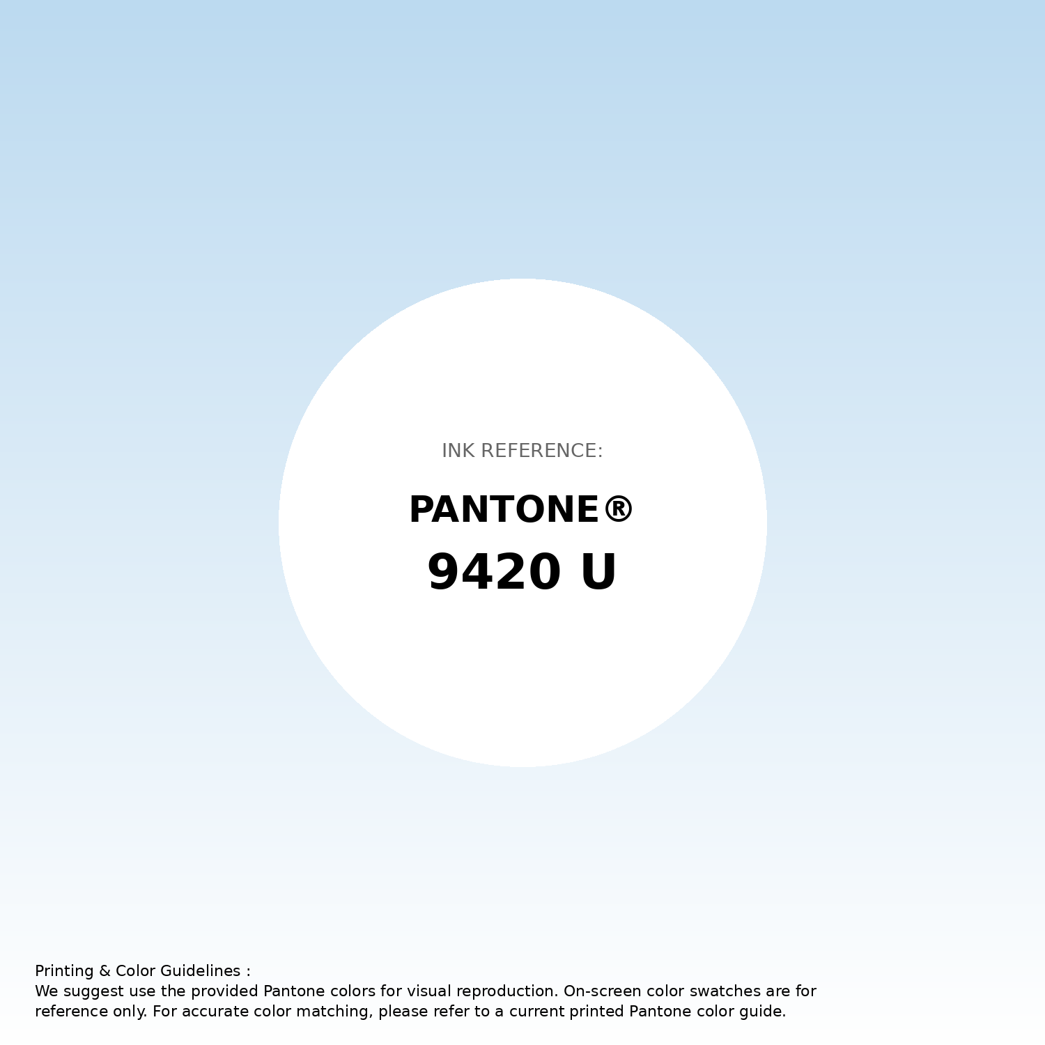 Stunning gradient artwork featuring Pantone 9420 U Color | Hex color Code #bcdaf0. Beautiful color transitions perfect for modern designs and backgrounds. #gradient #colorart #design #bcdaf0
